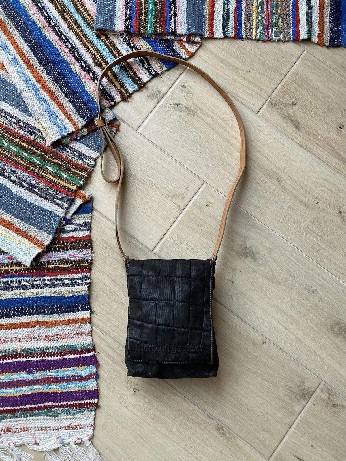 Jean Paul Gaultier 90’s-00’s Jean Paul Gaultier Crocodile Shoulder Bag Vintage Size ONE SIZE - 9 Thumbnail