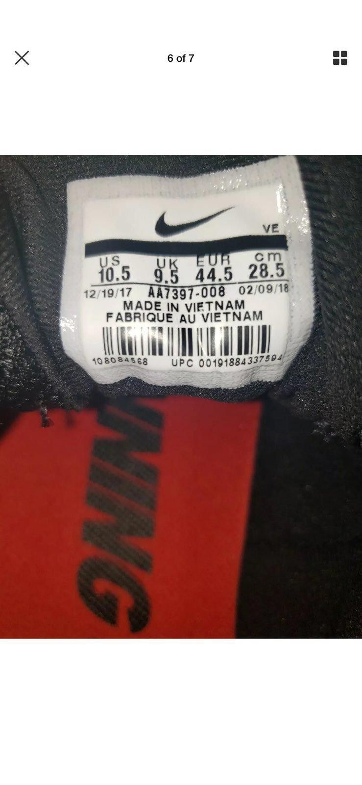 Nike Aa7307 008 Nike Men's size show 10.5 New Size US 10.5 / EU 43-44 - 6 Thumbnail