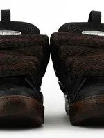 Lanvin o1s22i1n1024 Leather Curb Sneakers in Black Size US 11 / EU 44 - 3 Thumbnail