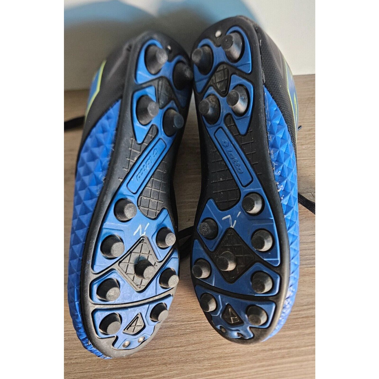 Lotto Sport Lotto Forza Elite II FG Soccer Cleats Blue/Black Size 3 Size US 5 / EU 37 - 6 Thumbnail
