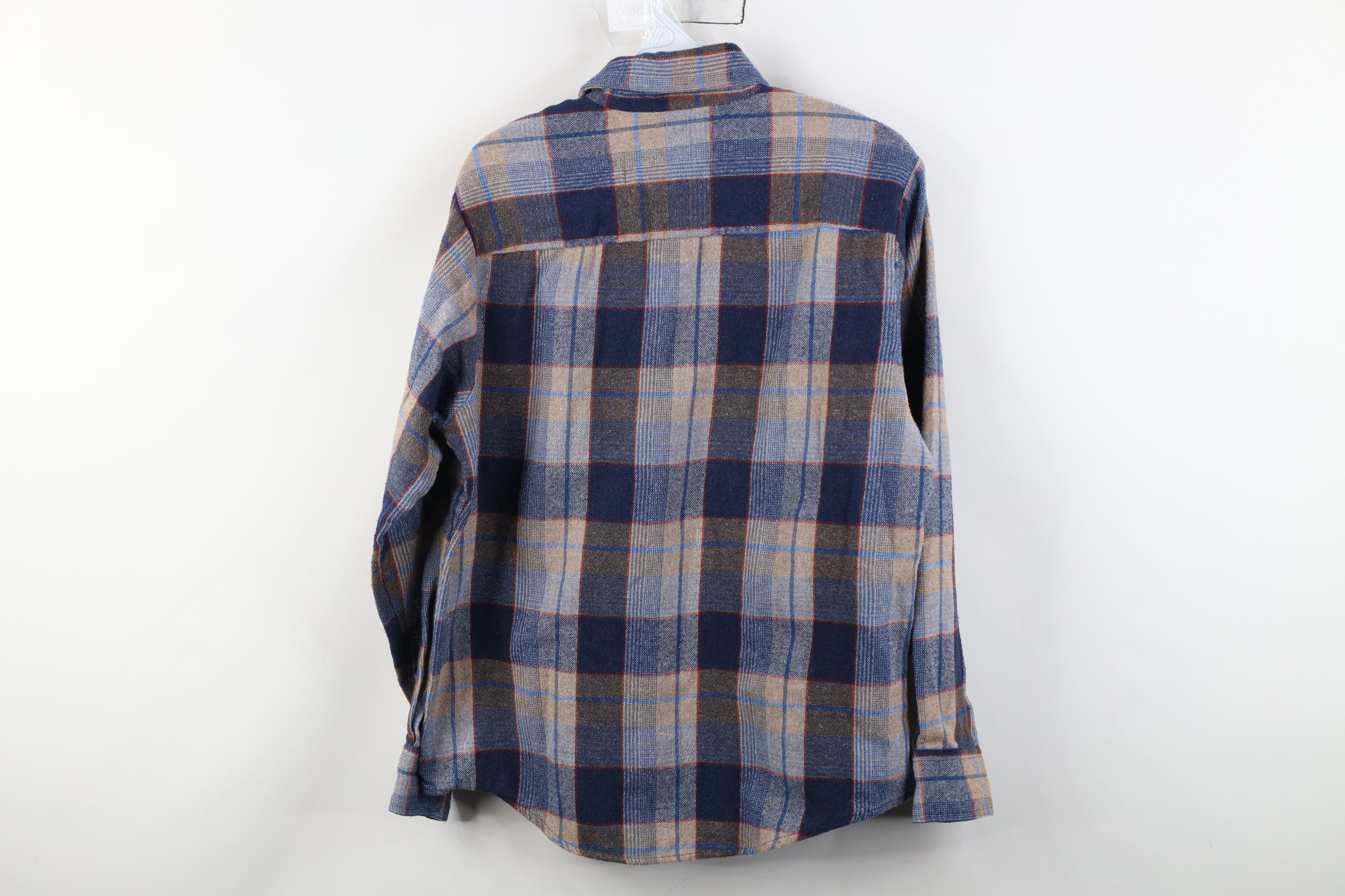 Vintage Vintage 70s 80s Streetwear Burlap Knit Button Down Shirt Size US S / EU 44-46 / 1 - 9 Thumbnail