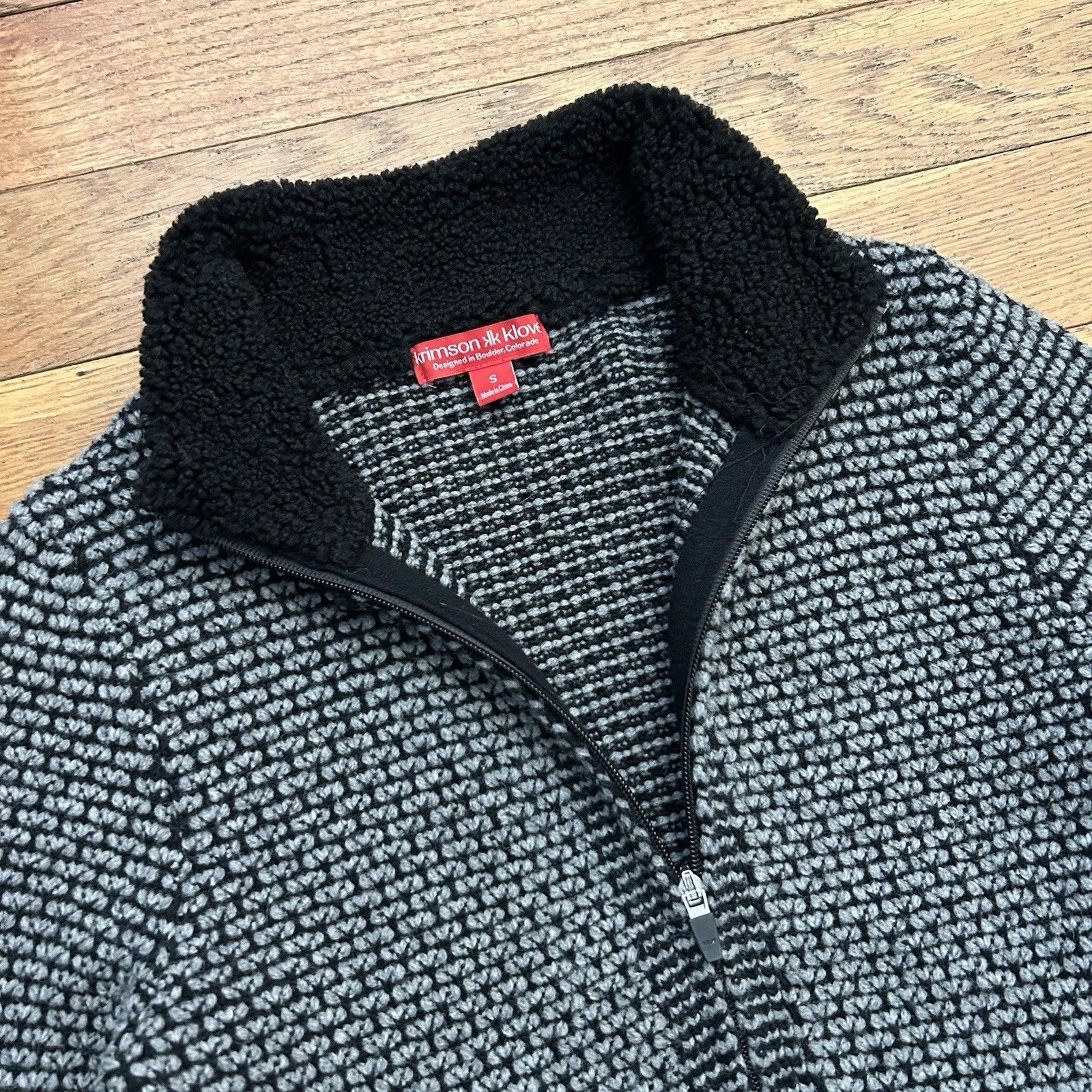 Other Krimson Klover Apres Ski Lambs Wool Fleece Full Zip Sweater Size S / US 4 / IT 40 - 2 Thumbnail
