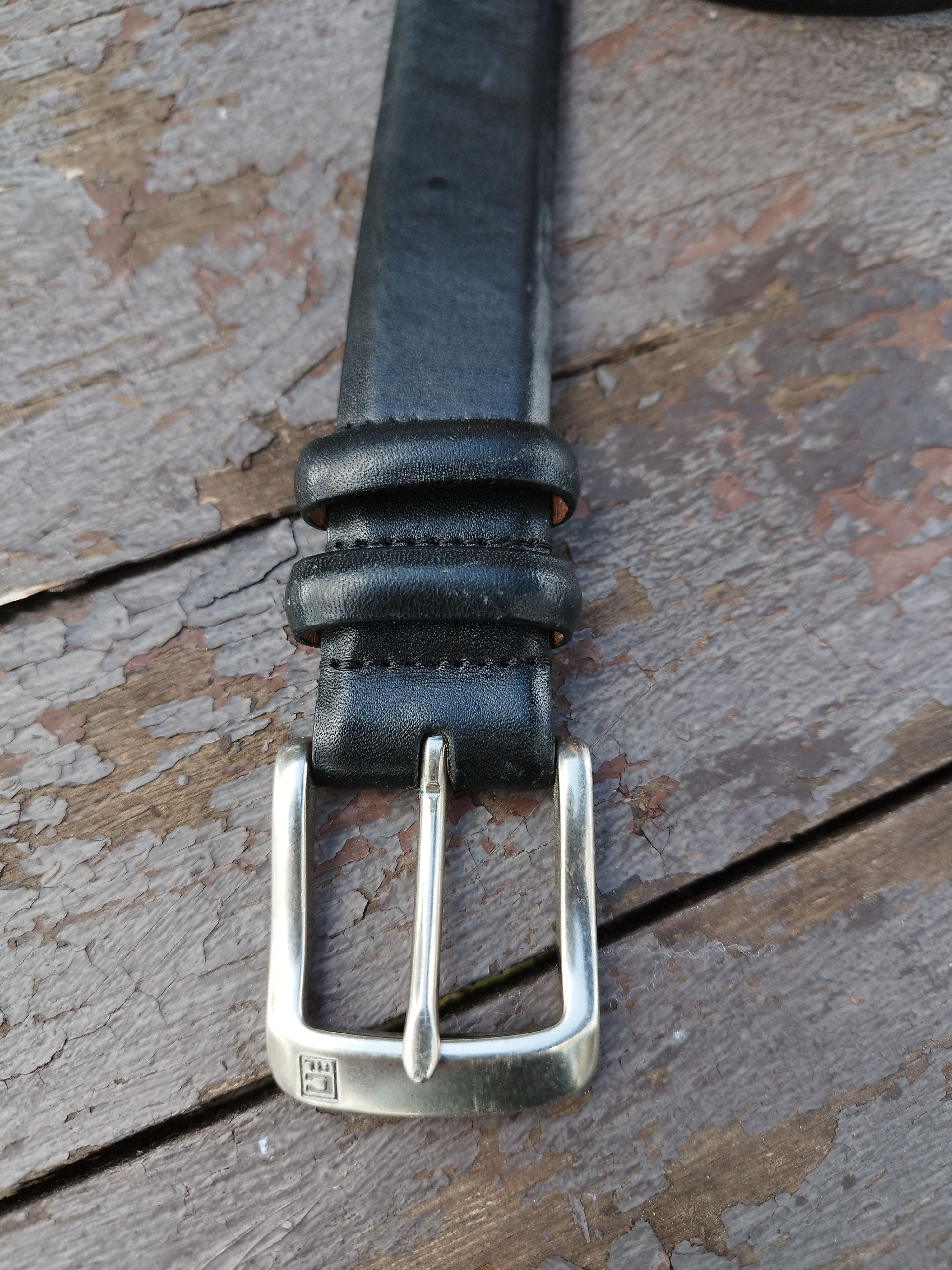 Chaps Ralph Lauren Chaps Ralph Lauren Genuine Leather Belt Silver Buckle Size ONE SIZE - 2 Thumbnail