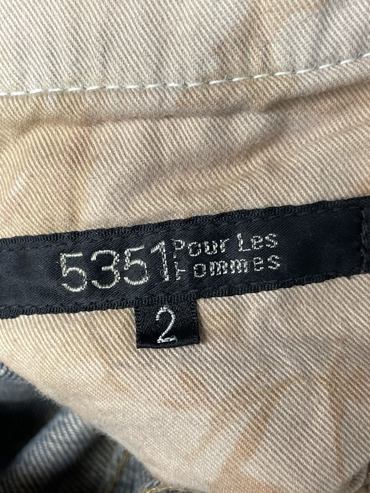 5351 POUR LES HOMMES 5351 Pour Les Hommes Flared Jeans Made In Japan Size US 30 / EU 46 - 16 Thumbnail