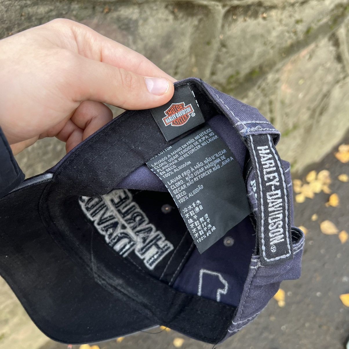 Harley Davidson Vintage Harley Davidson Y2K Faded Racing Cap Hat Size ONE SIZE - 5 Thumbnail