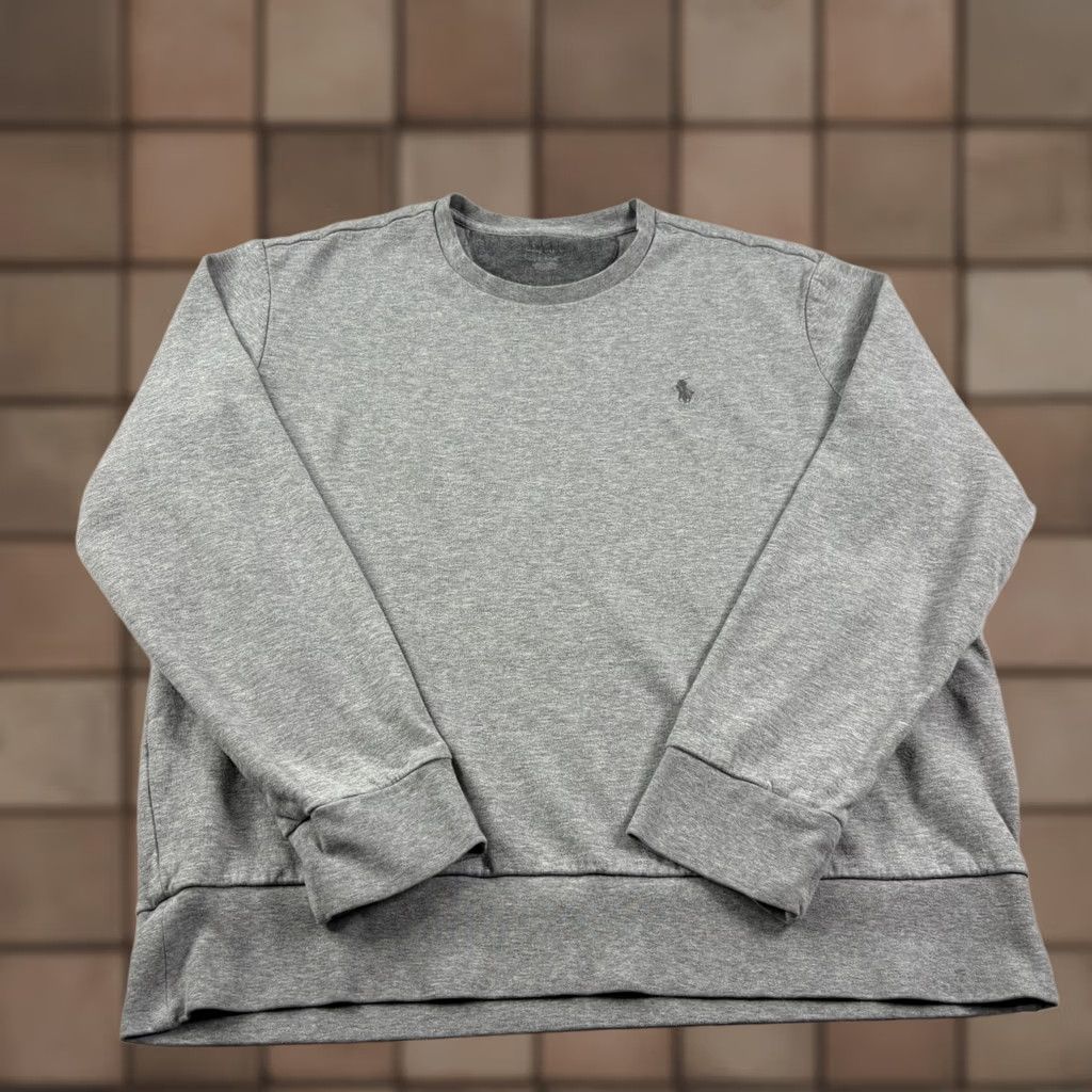 Polo Ralph Lauren Polo Ralph Lauren Sweatshirt Mens Large Gray Pullover Crew Neck Size US L / EU 52-54 / 3 - 1 Thumbnail