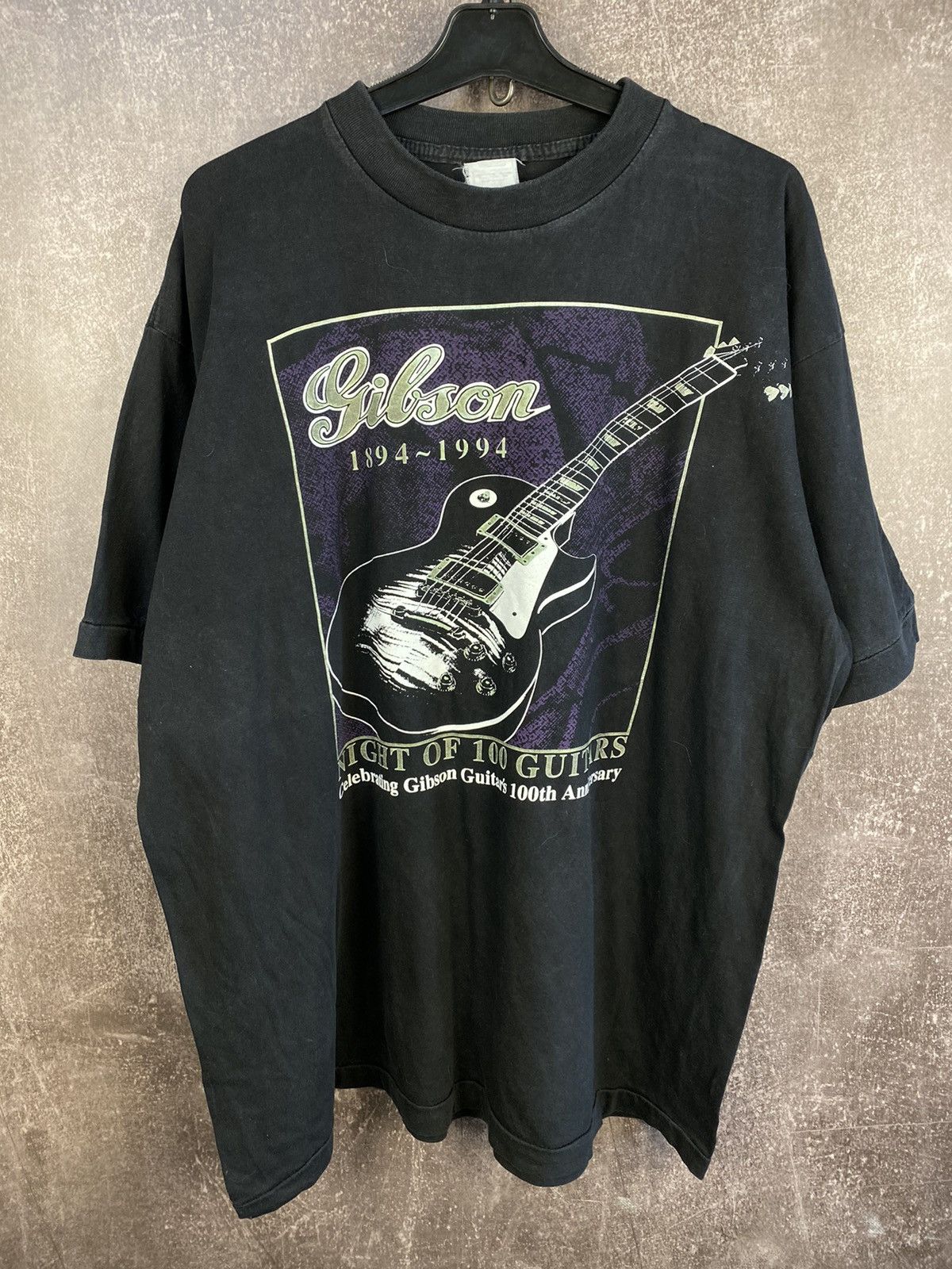 Vintage VINTAGE 90's GIBSON 100 YEARS ANNIVERSARY 1894-1994 TEE Size US XL / EU 56 / 4 - 1 Thumbnail