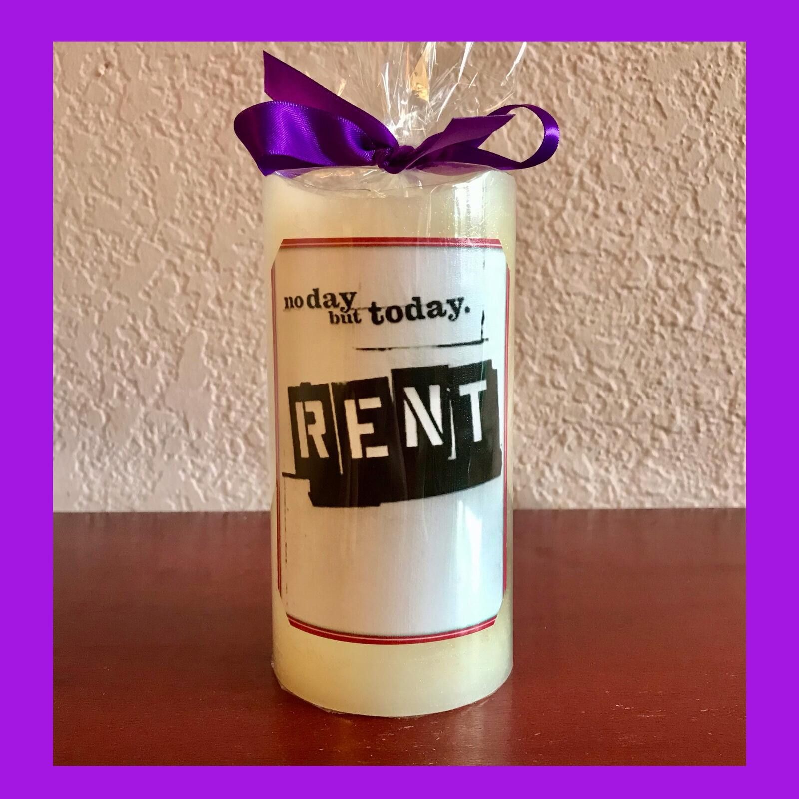 Genetic Manipulation Shinichiro Kuriya LED Flameless Candle with RENT Logo and Purple Ribbon Size ONE SIZE - 1 Thumbnail