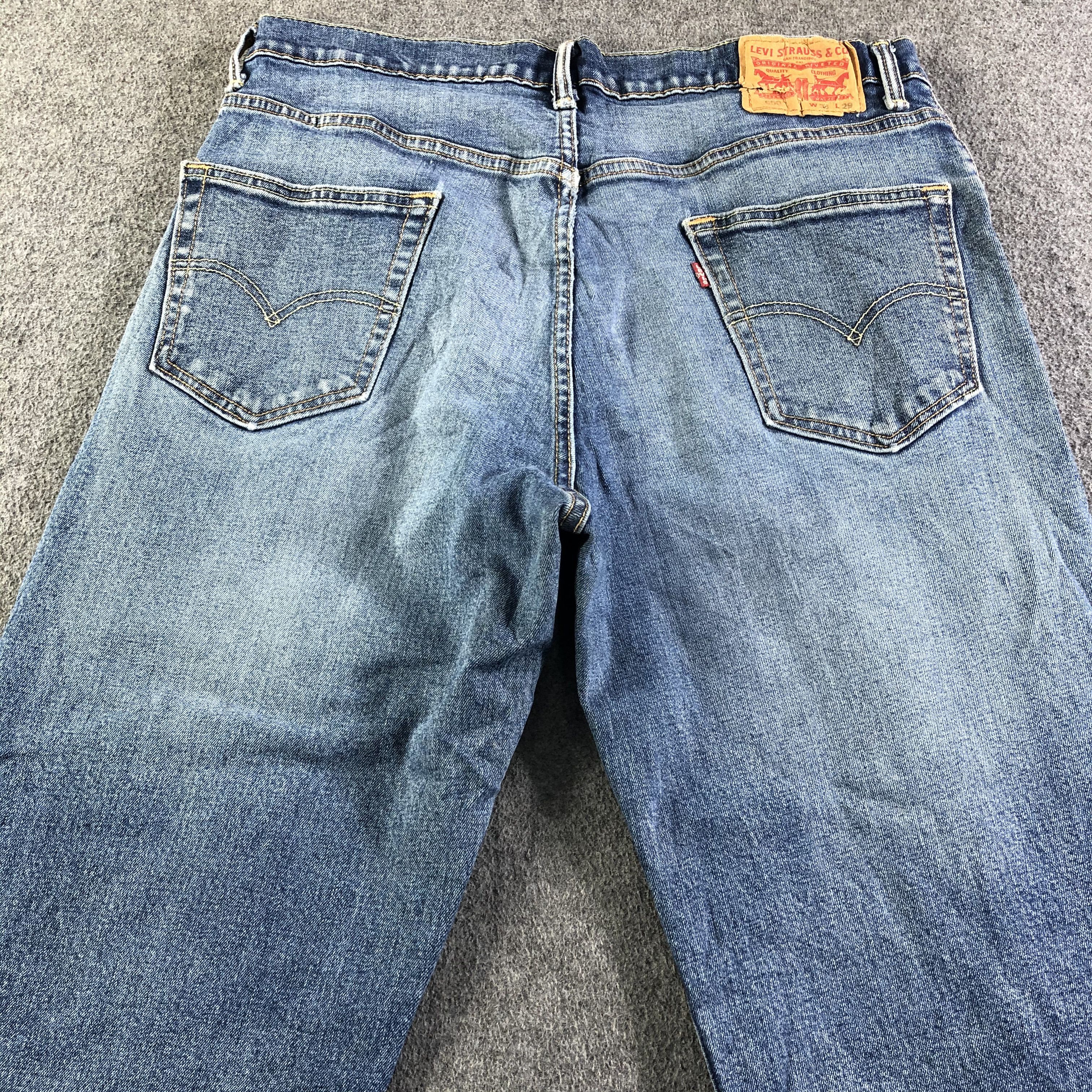 Levi's Vintage Blue Wash Levis 550 Jeans-J4342 Size US 35 - 4 Thumbnail