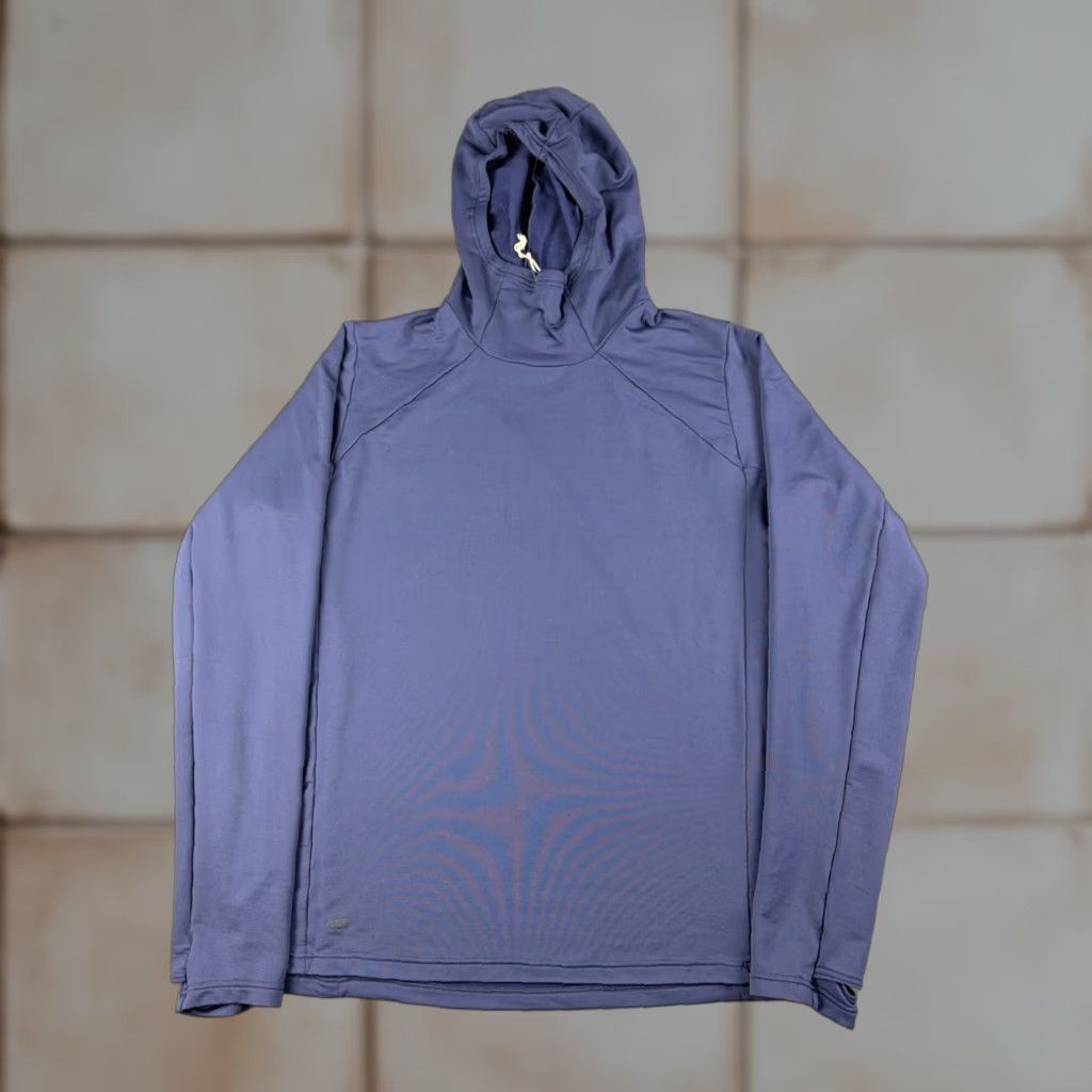 Vintage Janji Hoodie Pullover Rover Mens XL Blue Merino Wool Nylon Hiking Running Merino Wool - Regular Size Size US XL / EU 56 / 4 - 1 Thumbnail
