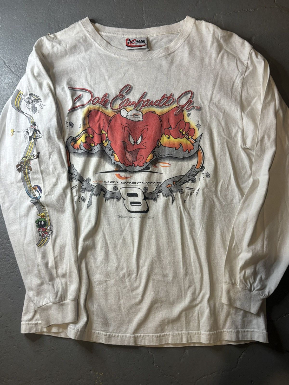 NASCAR Y2K Dale Earnhardt Jr. x Looney Tunes Long Sleeve 🔥 Size US L / EU 52-54 / 3 - 1 Thumbnail