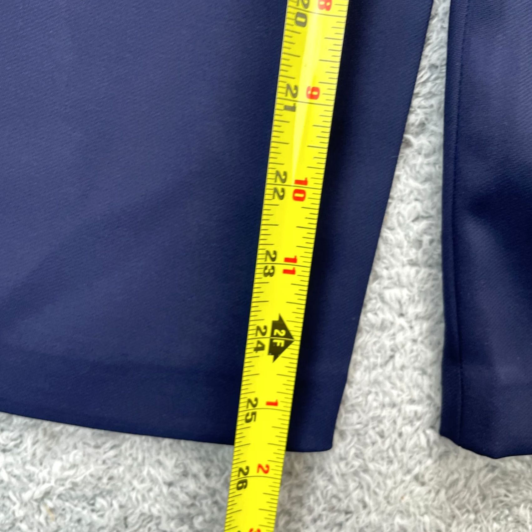 Quince Quince Pants Womens 6 Blue Dress Pleated Straight Leg Stretch Formal Office Wear Size 28" / US 6 / IT 42 - 7 Thumbnail