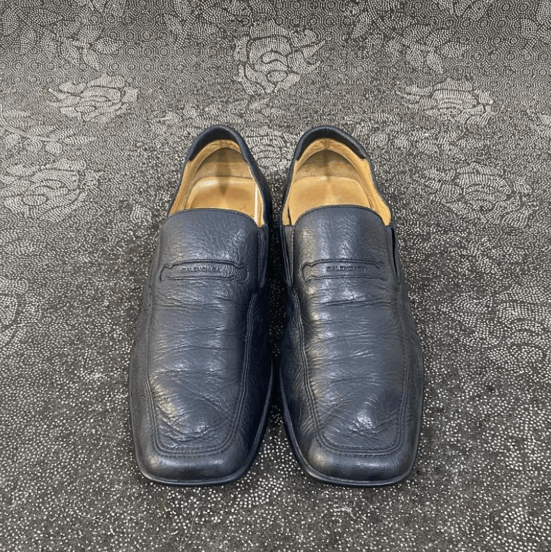 Balenciaga Balenciaga Square-toe slip-on casual leather shoes Size US 7.5 / EU 40-41 - 2 Thumbnail