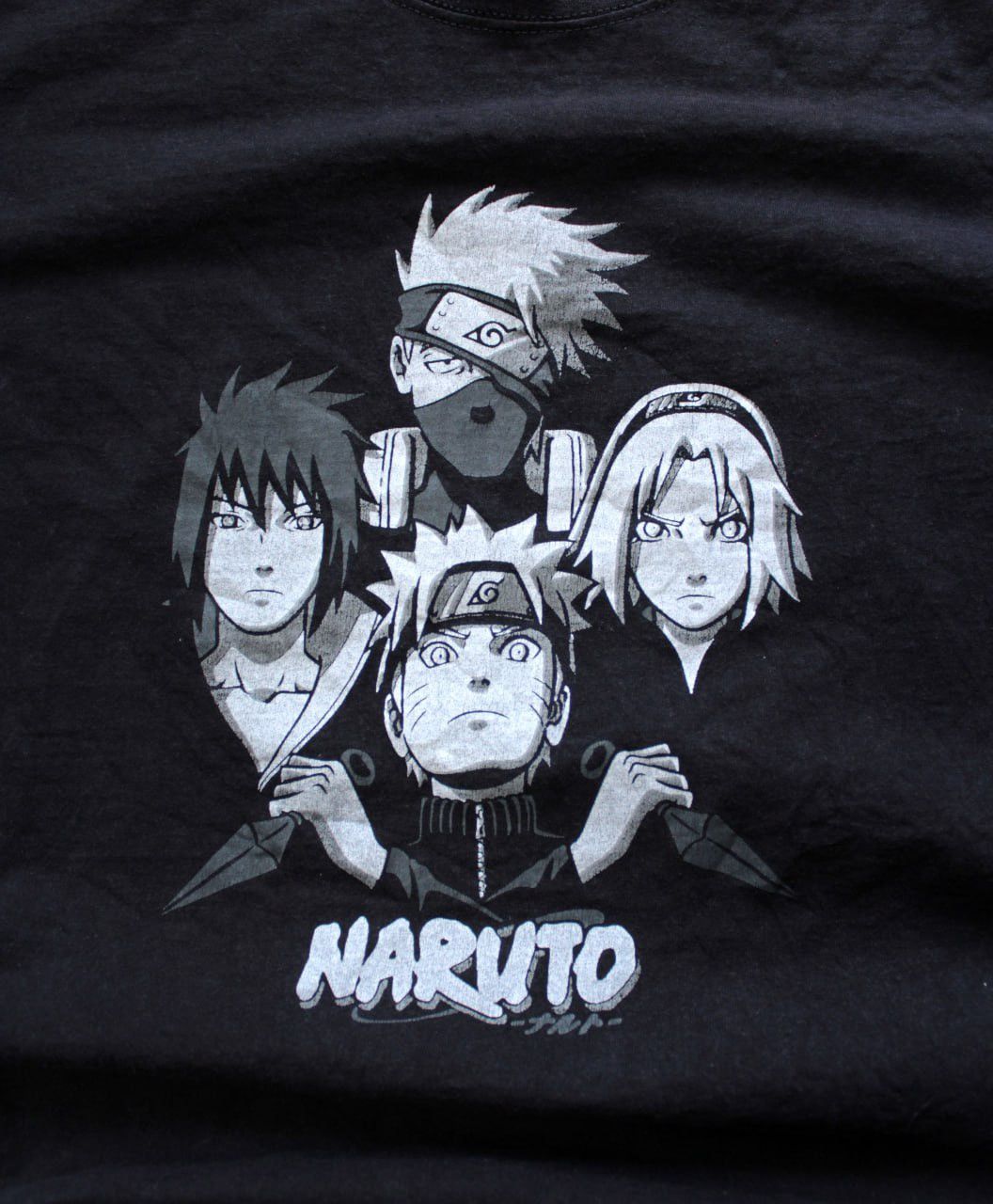 Anime 🔥 Naruto Sasuke Kakashi Anime Manga Vintage T Shirt Movie Size US M / EU 48-50 / 2 - 2 Thumbnail