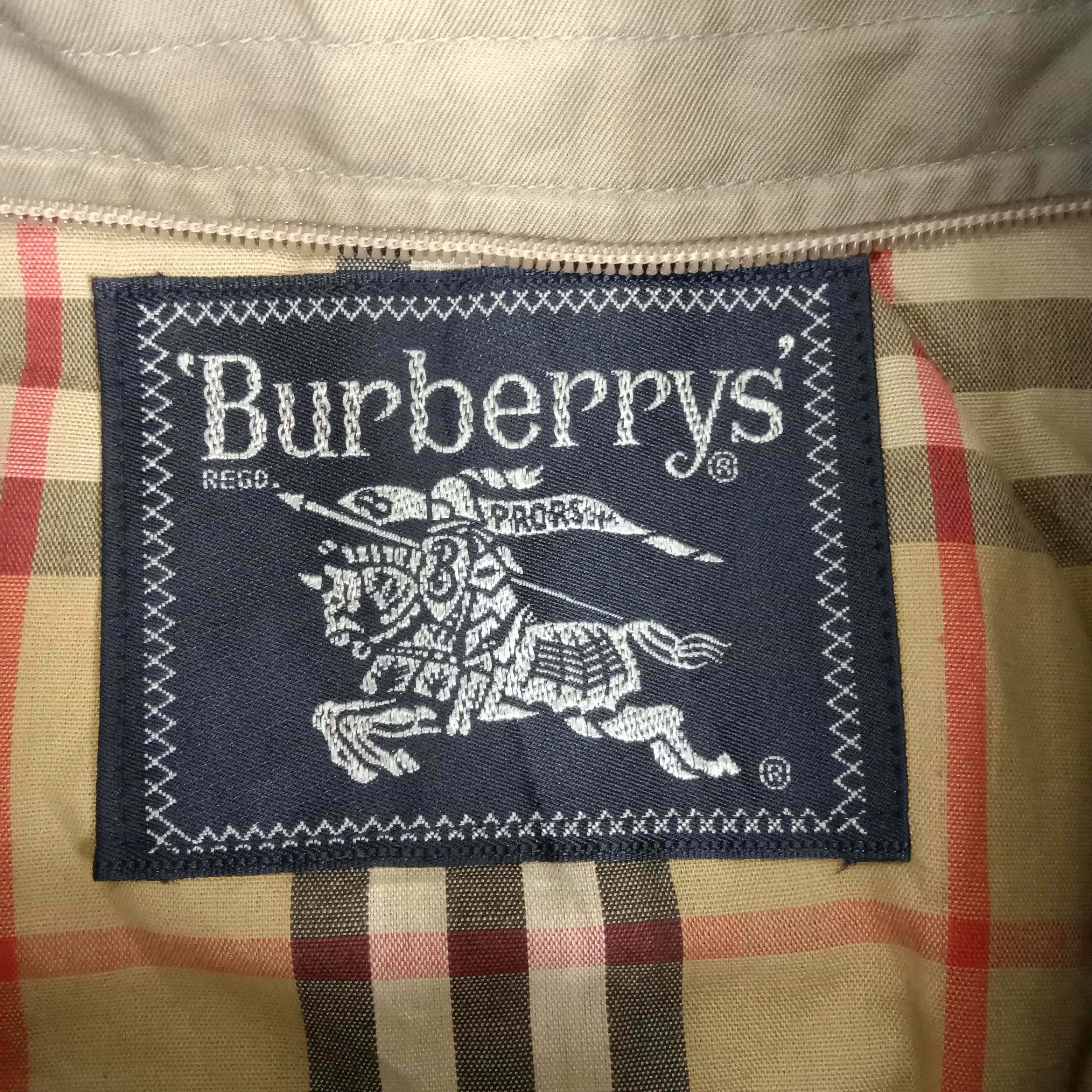 Burberry × Vintage Burberry Italian Brand Trench Coat Jacket Size US XL / EU 56 / 4 - 3 Thumbnail