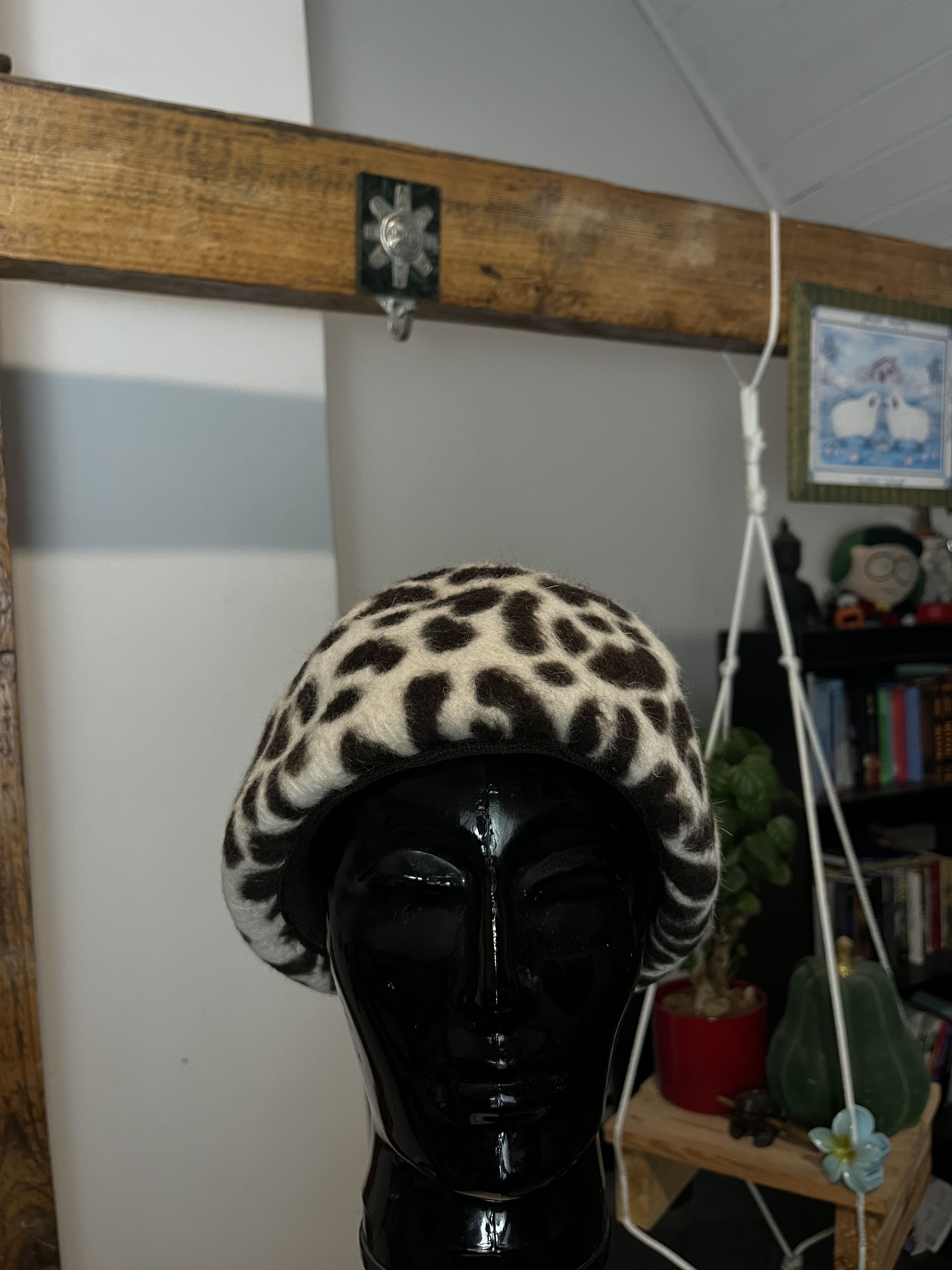 Japanese Brand × Vintage 90s Wool Giraffe Pattern Bucket Hat Size ONE SIZE - 1 Thumbnail