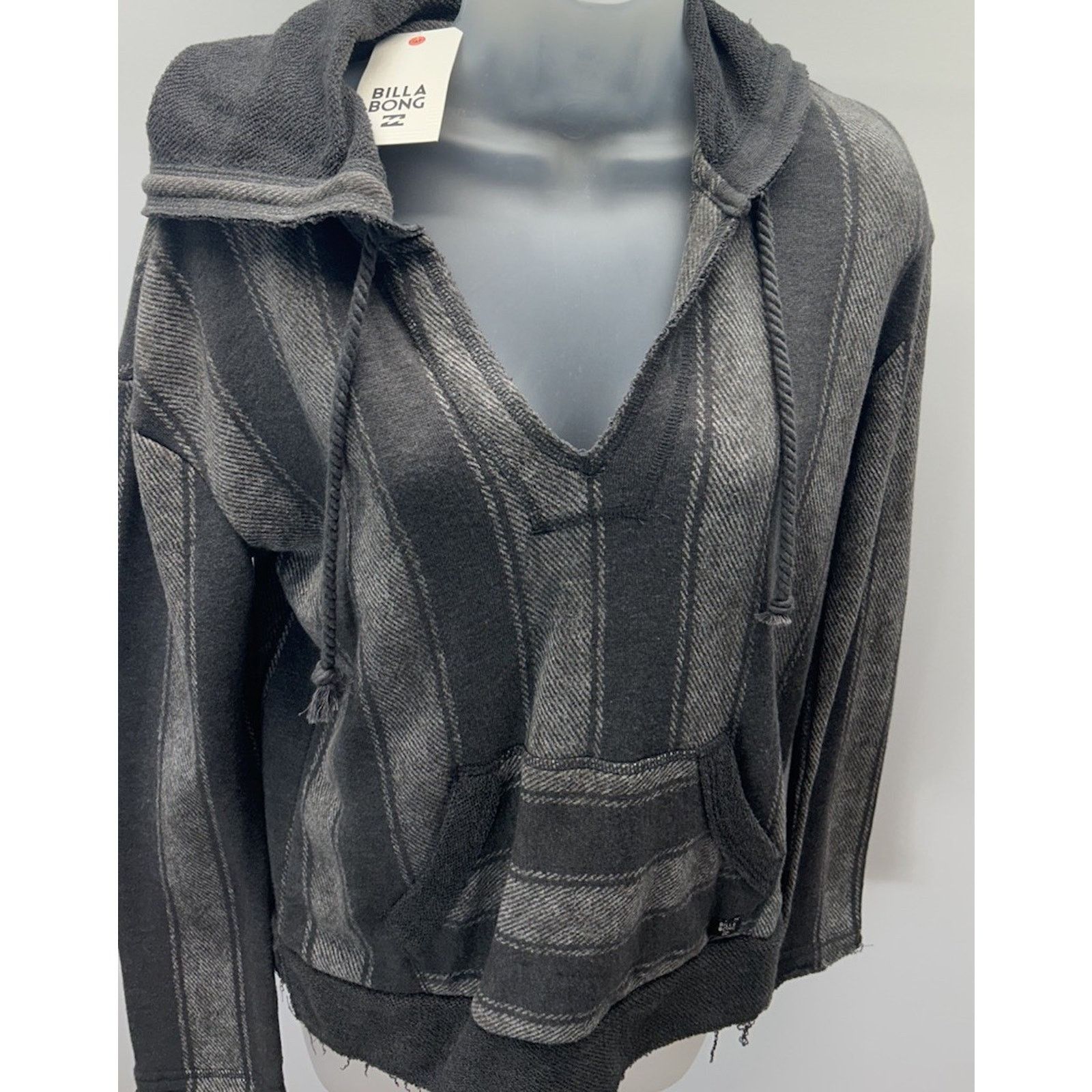 Billabong Billabong Hoodie Terry Pullover Grey Beach Stripe SP NWT Size S / US 4 / IT 40 - 5 Thumbnail