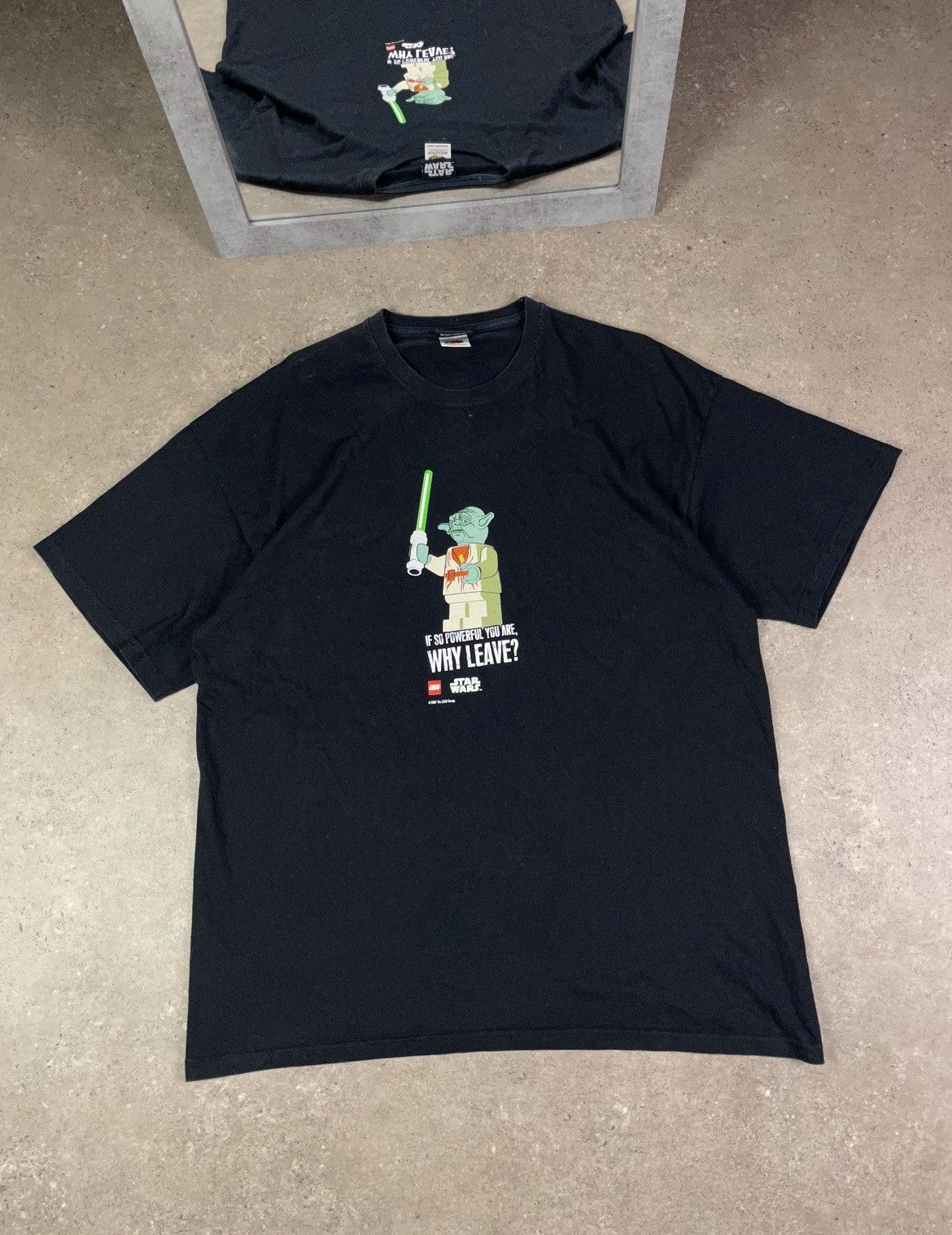 LEGO × Star Wars × Vintage Vintage 2007 Lego Star Wars Yoda T Shirt Size US XL / EU 56 / 4 - 1 Thumbnail