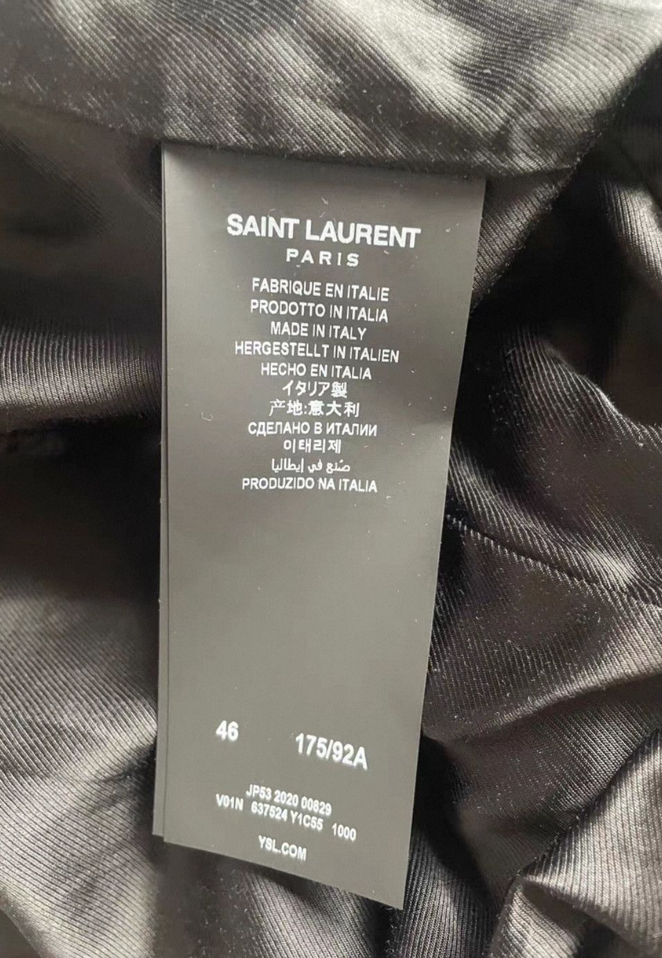 Saint Laurent Paris Sz 46 Saint Laurent Paris 21SS Runway Palm Tree Jacket-2507 Size US S / EU 44-46 / 1 - 9 Thumbnail