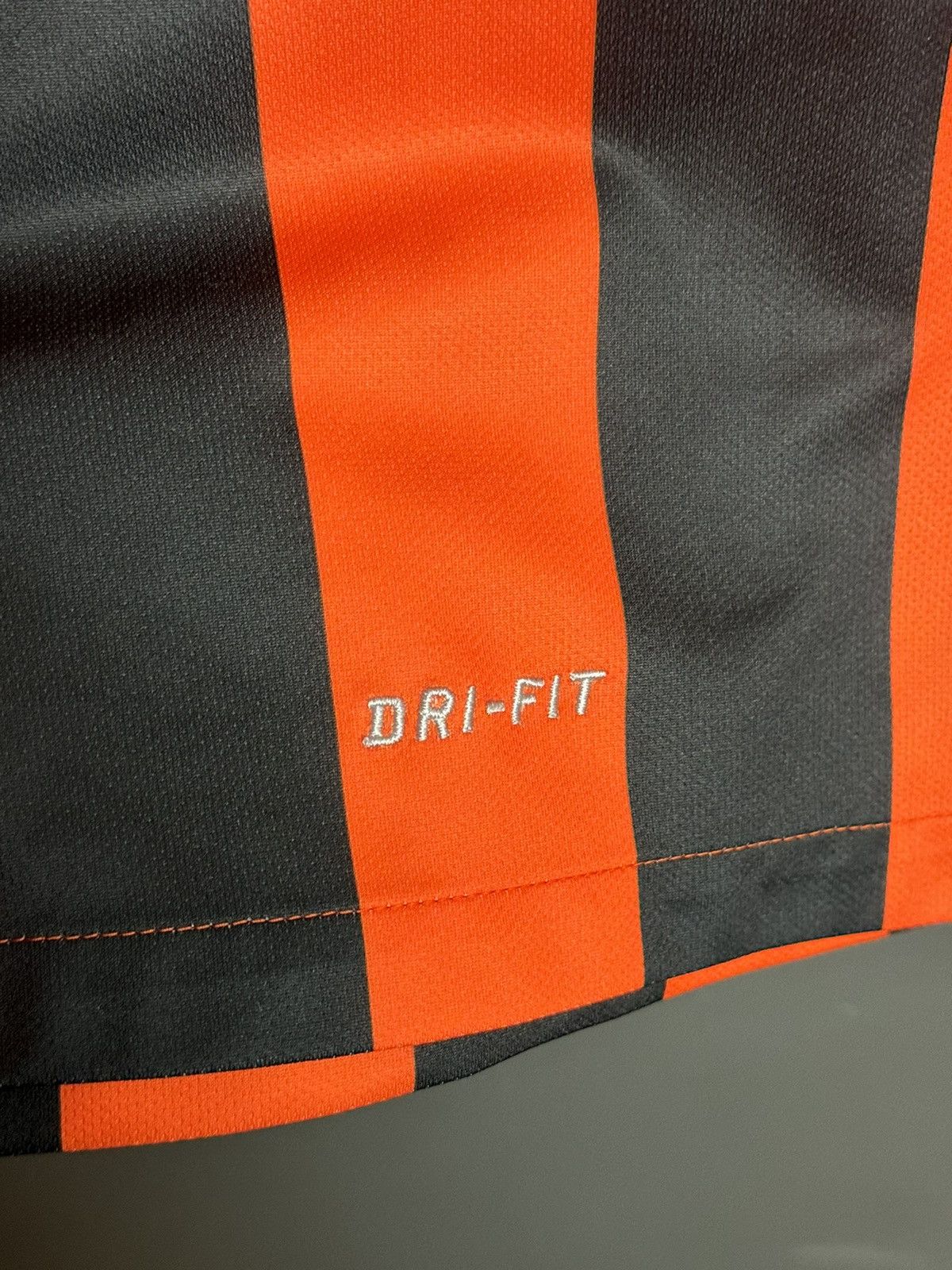 Nike Shakhtar Donetsk 15/16 Home Match Worn Football Jersey Shirt Size US L / EU 52-54 / 3 - 9 Thumbnail