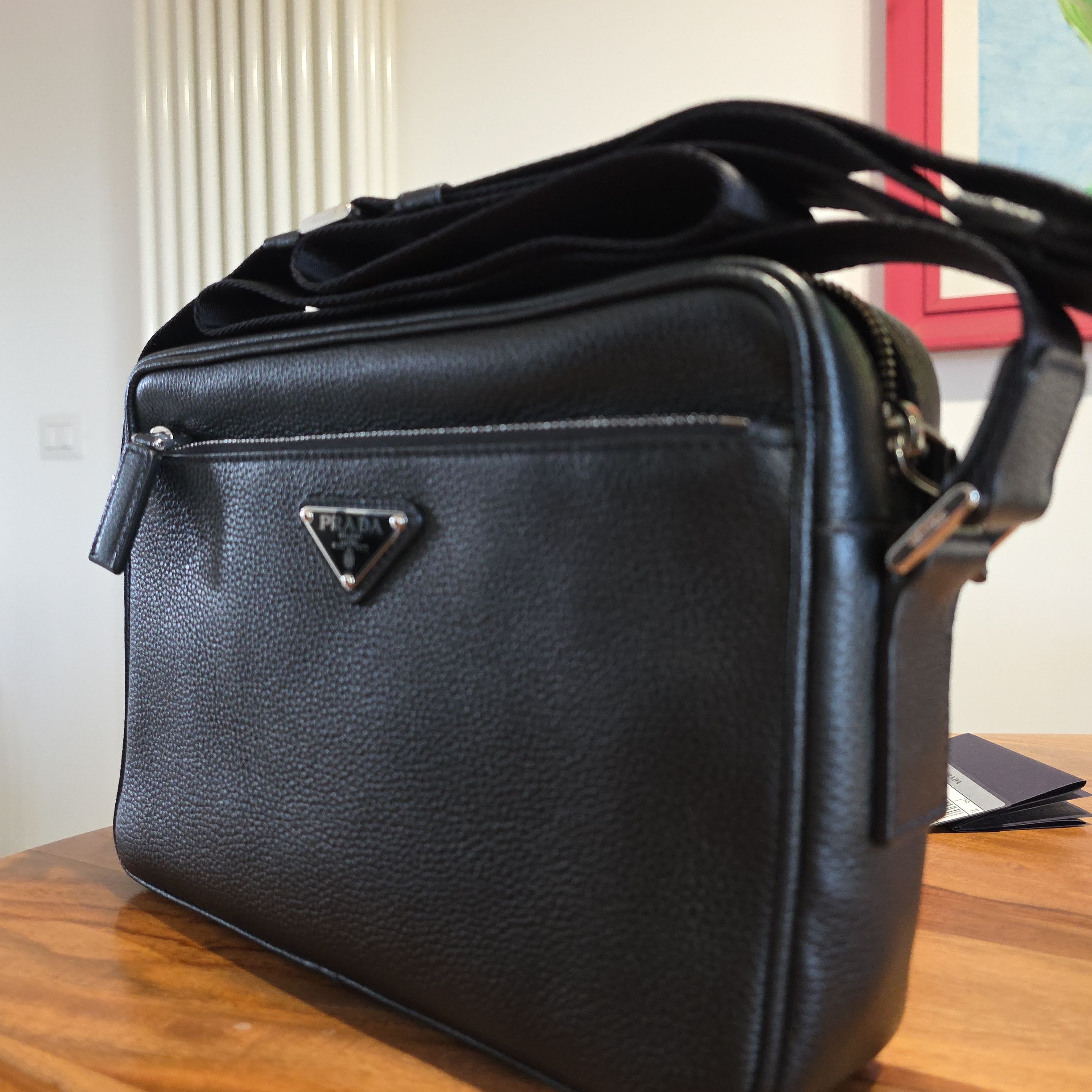 Prada Prada calf leather messenger Size ONE SIZE - 7 Thumbnail