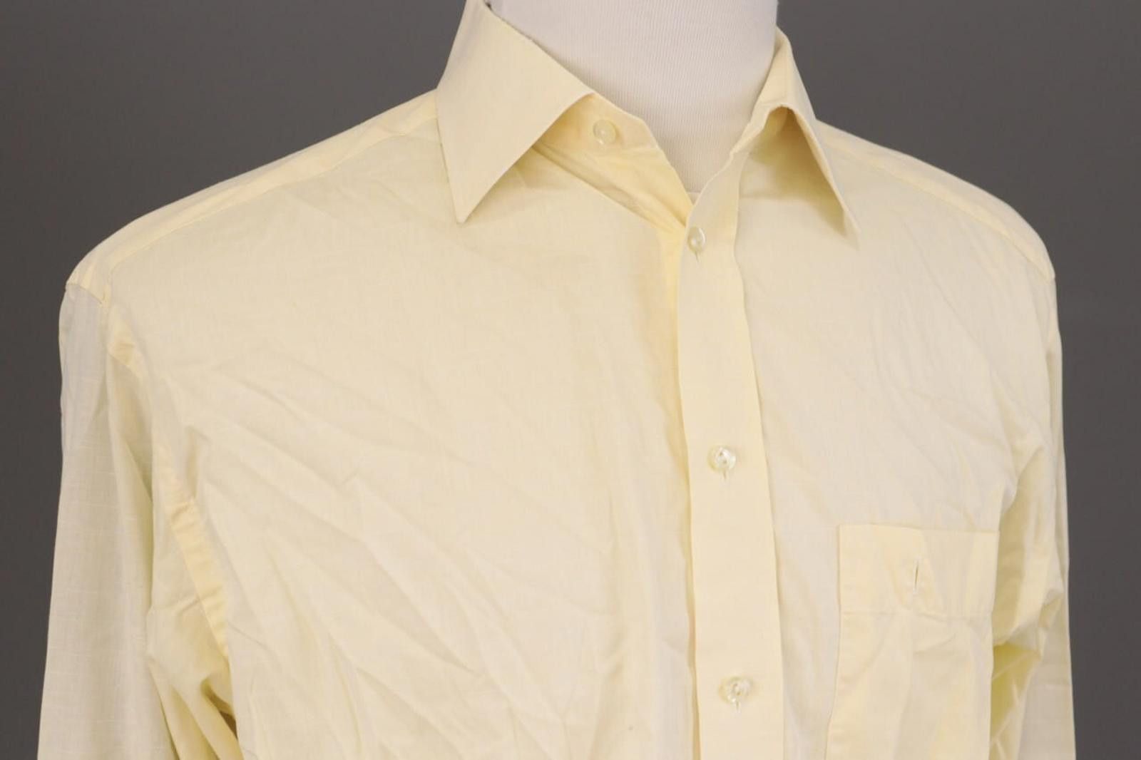 Eton Eton Vintage Yellow Long Sleeve Button Down Shirt Size US M / EU 48-50 / 2 - 6 Thumbnail