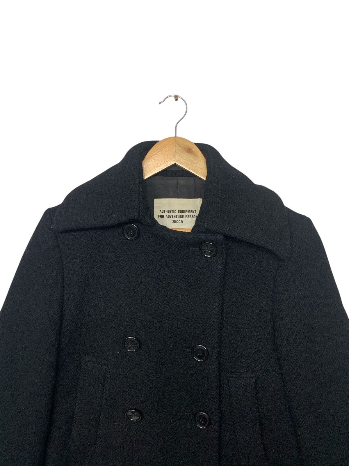 CABANE de ZUCCa × Issey Miyake × Zucca Rare Zucca Issey Miyake Wool Button Ups Jacket Size US M / EU 48-50 / 2 - 6 Thumbnail
