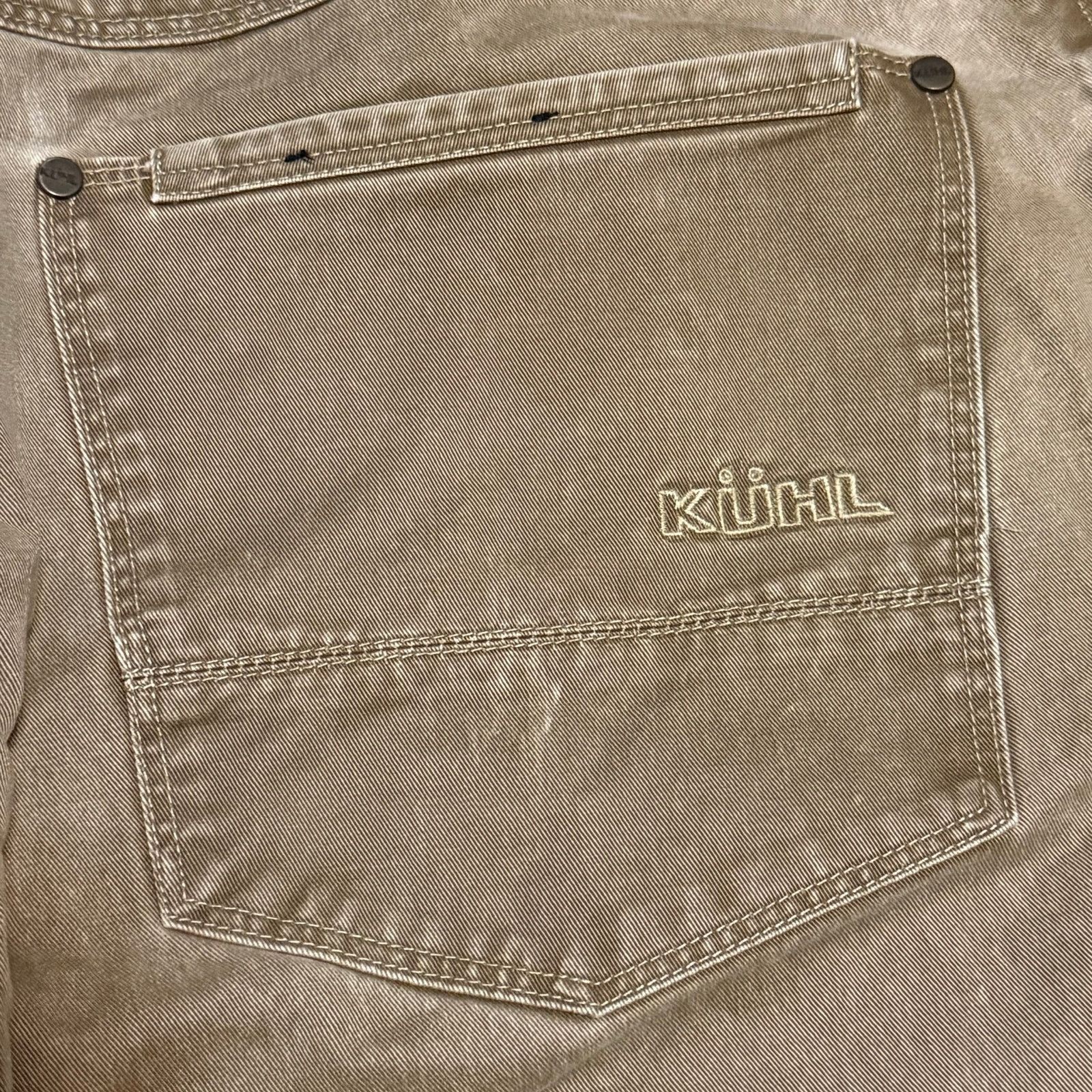 Kuhl Kuhl Mens Rydr Hiking Pants Size 38x32 Khaki/Tan Outdoors Size US 38 / EU 54 - 4 Thumbnail