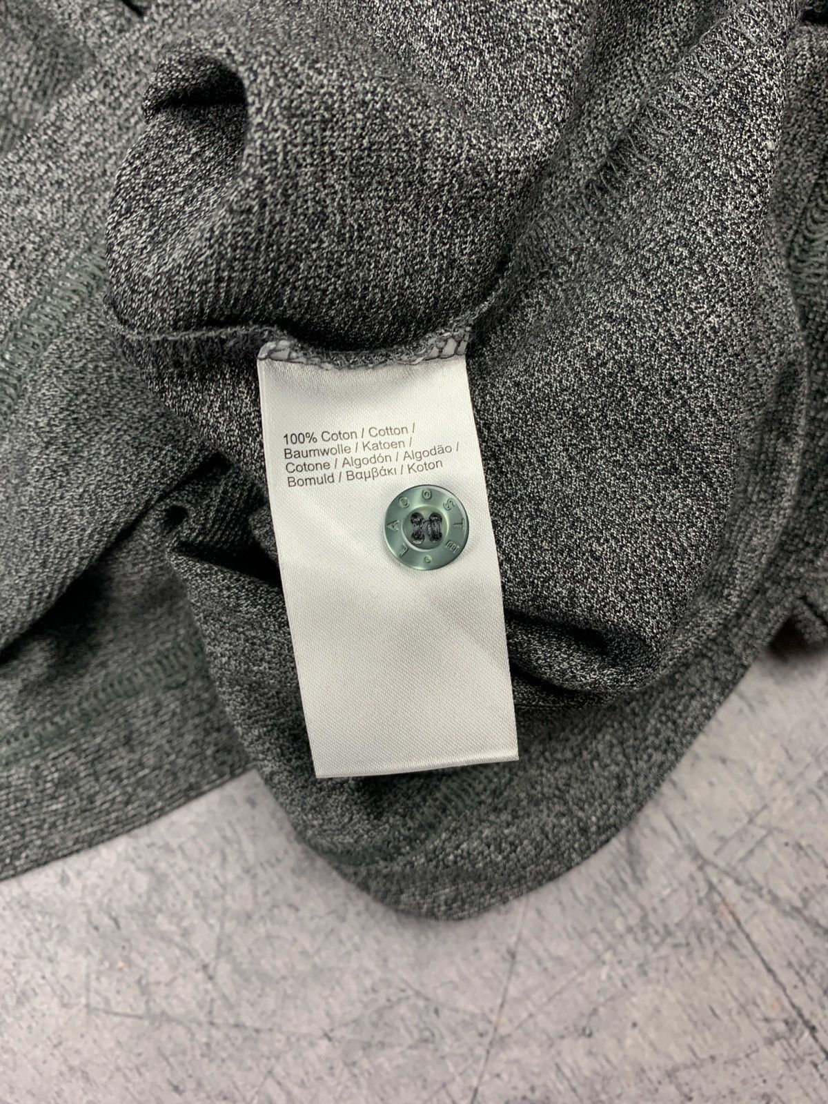 Lacoste Designer Lacoste Old Money Polo Long Sleeve Shirt Gray Sz S Size US S / EU 44-46 / 1 - 7 Thumbnail