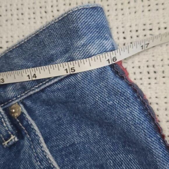 Designer B.U.M. Equipment Embellished High Rise Zippered Sz. 13/14 Bl Size 32" / US 10 / IT 46 - 2 Thumbnail