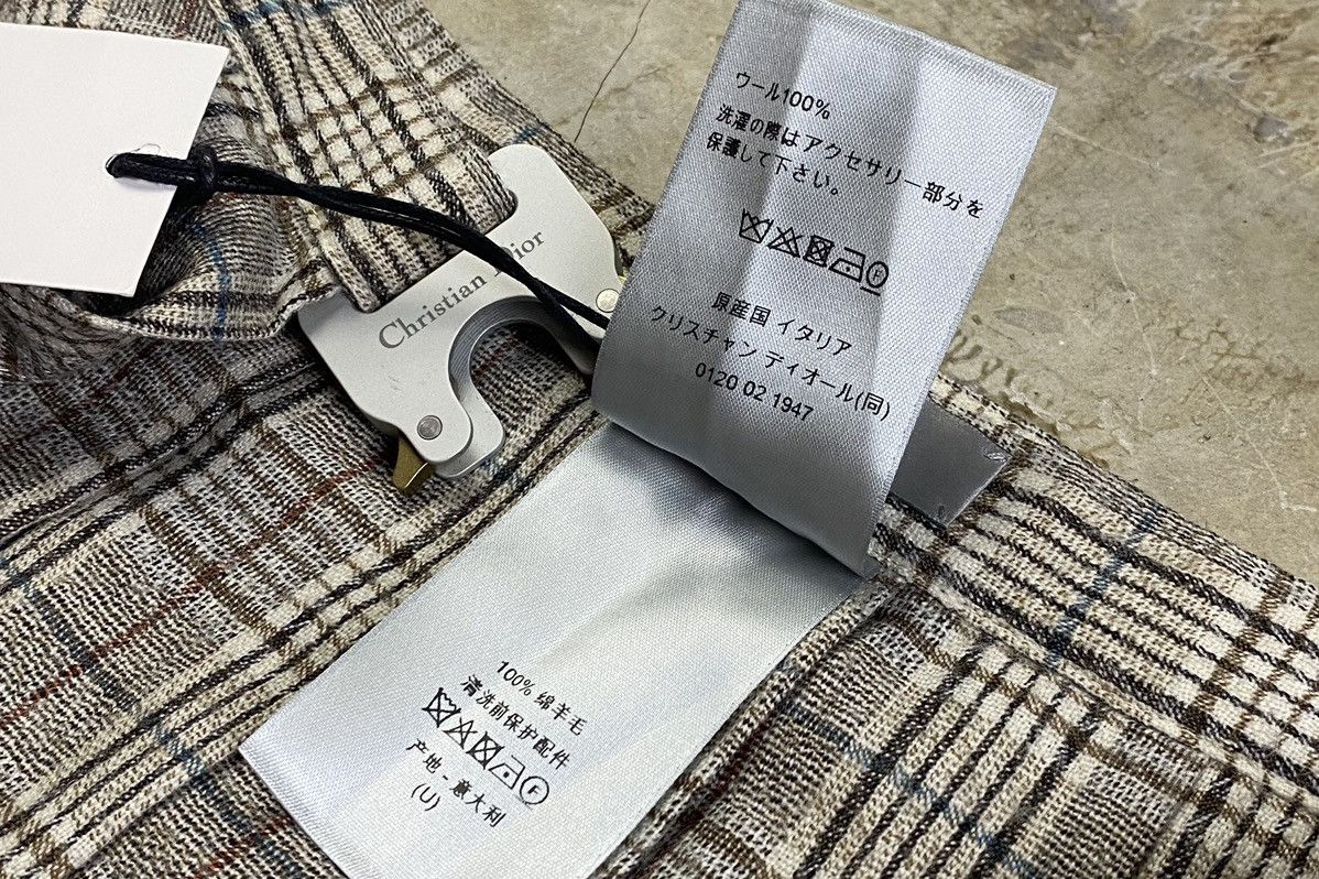 Dior Dior - FW23 Wool Kilt Logo Buckle Size US 26 / EU 42 - 12 Thumbnail