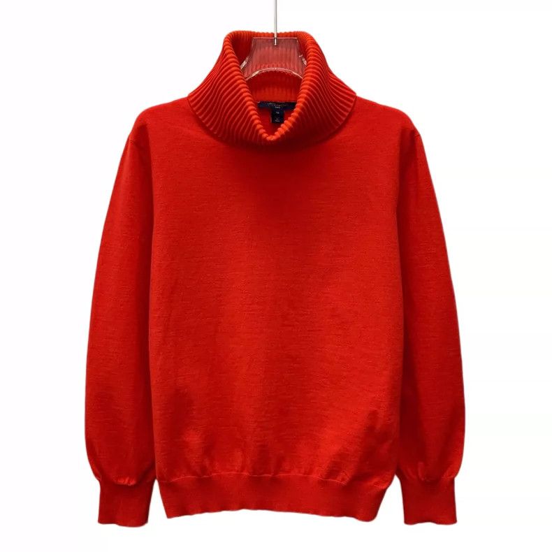 louis vuitton red wool turtleneck sweater-dmc