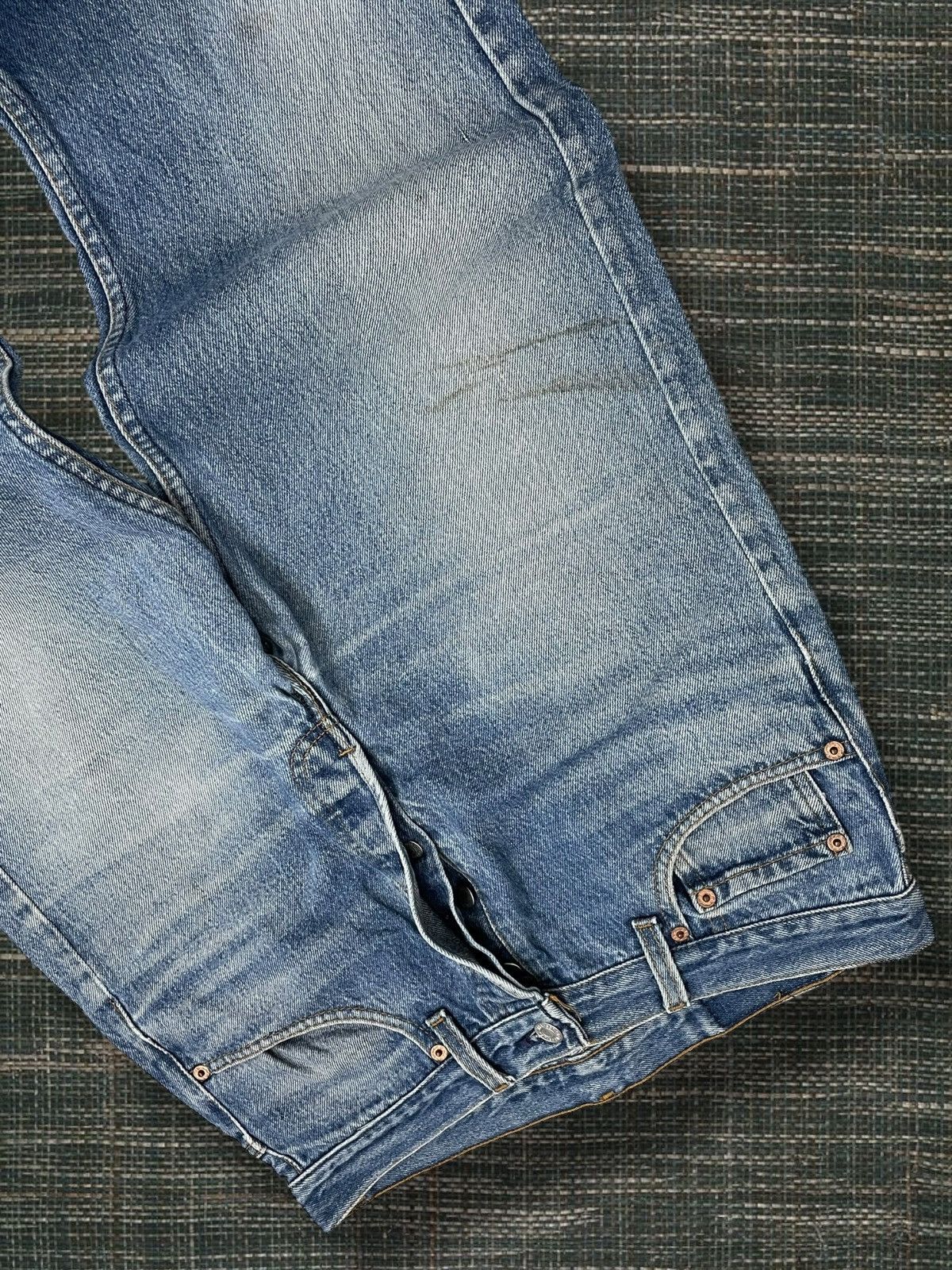 Levi's Vintage Clothing Og Vintage 90s Original Designer Levis 501 Distressed Denim Size US 31 - 7 Thumbnail