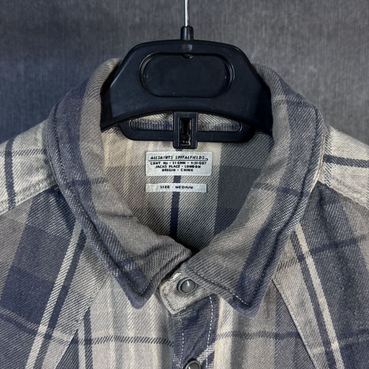 Allsaints Vintage allsaints shirt Checkered pocket y2k Size US M / EU 48-50 / 2 - 3 Thumbnail