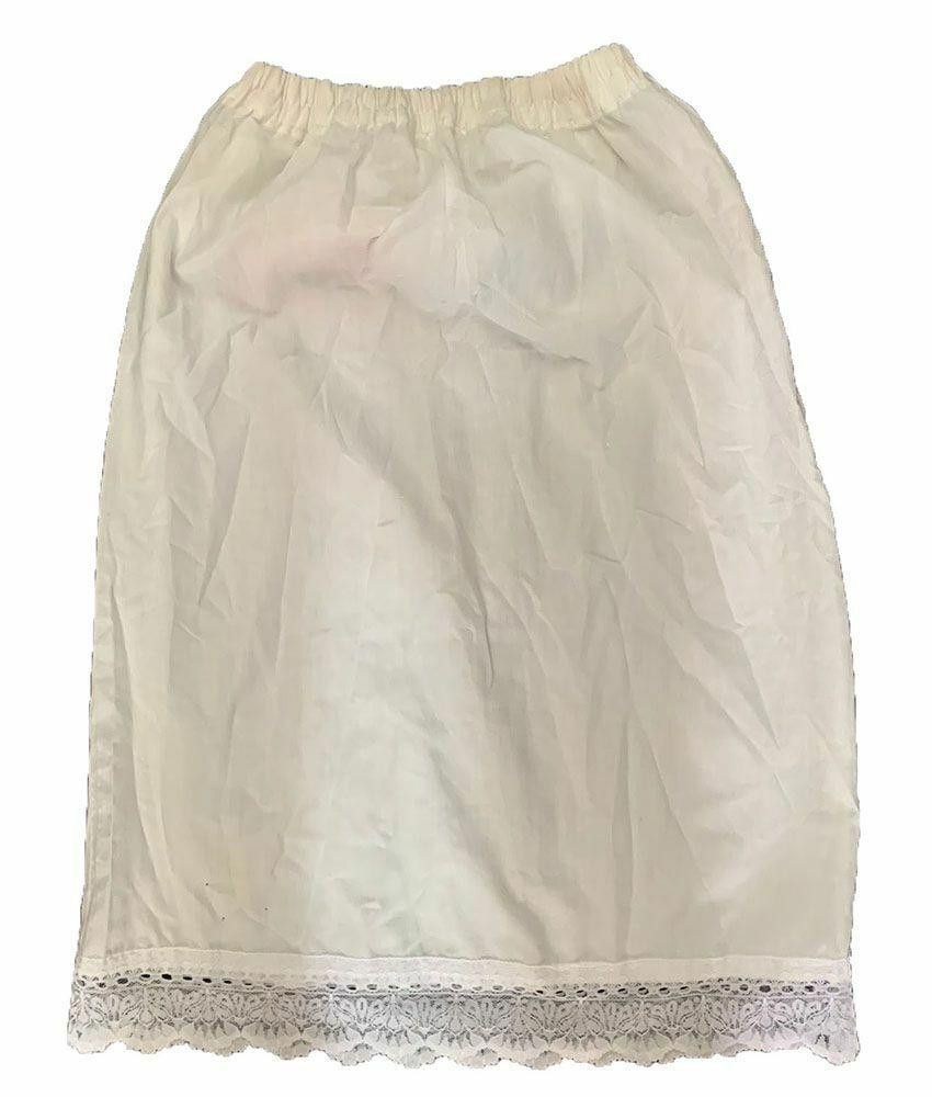 Designer Pre Owned White Hand Made Skirt M Size 32" / US 10 / IT 46 - 2 Thumbnail