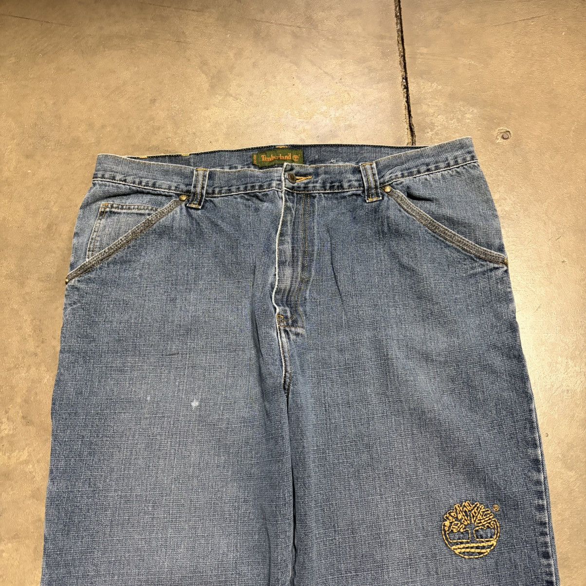 Timberland Vintage Timberland Baggy Denim Jeans Wide Leg Skater Y2K Size US 40 / EU 56 - 4 Thumbnail