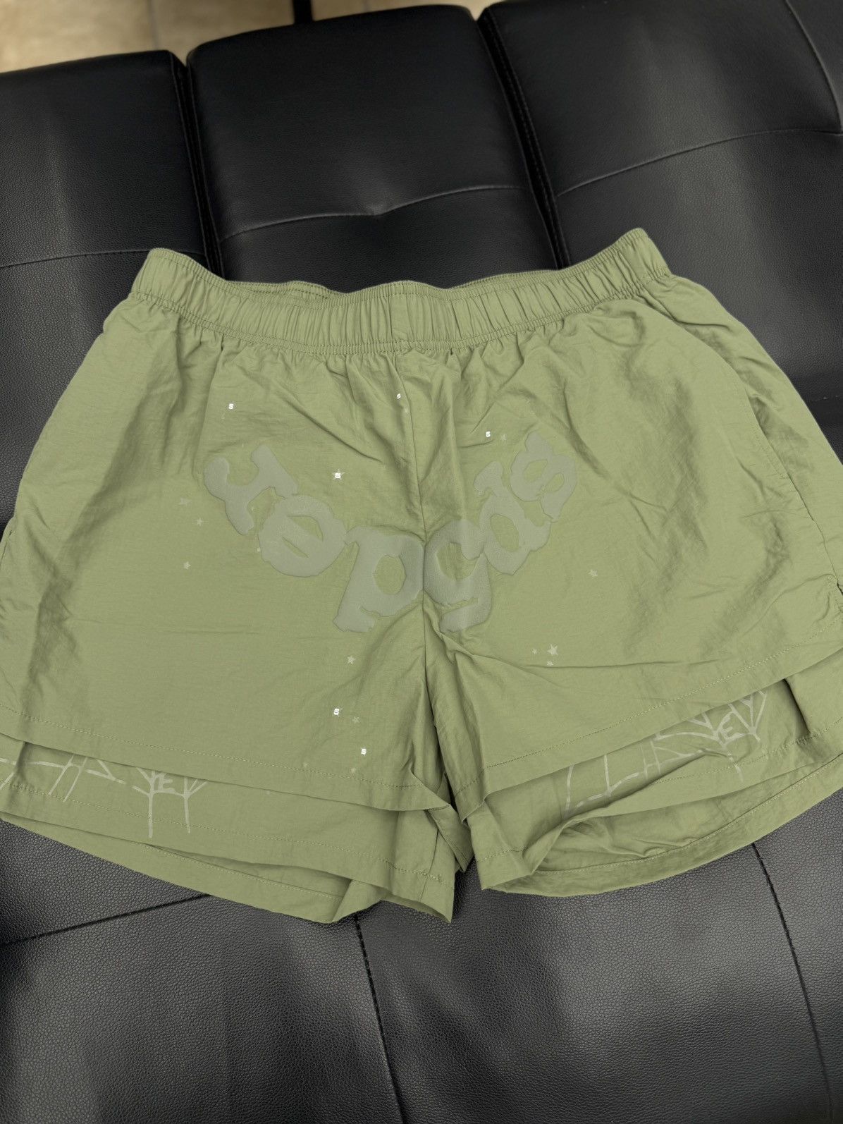 Sp5der Sp5der Double Layer WEB Shorts Size S (NEW) Green Size US 28 / EU 44 - 9 Thumbnail