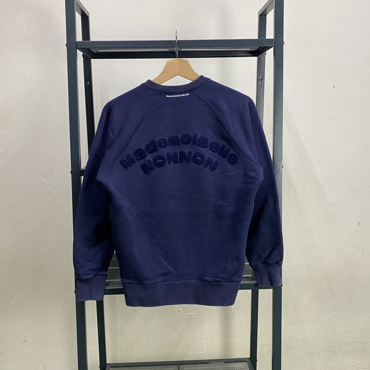 Japanese Brand × Mademoiselle Non Non × Vintage Vintage Mademoiselle Non Non Spell Out Embroidered Sweatshir Size US S / EU 44-46 / 1 - 1 Thumbnail