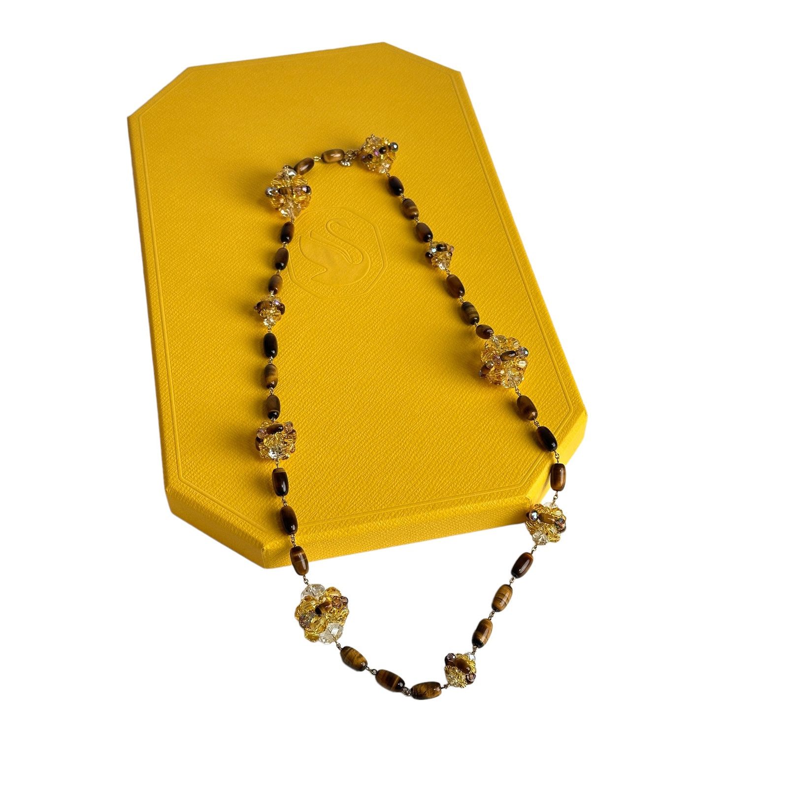 Swarovski Swarovski Somnia necklace Long, Brown, Gold-tone plated Size ONE SIZE - 2 Thumbnail