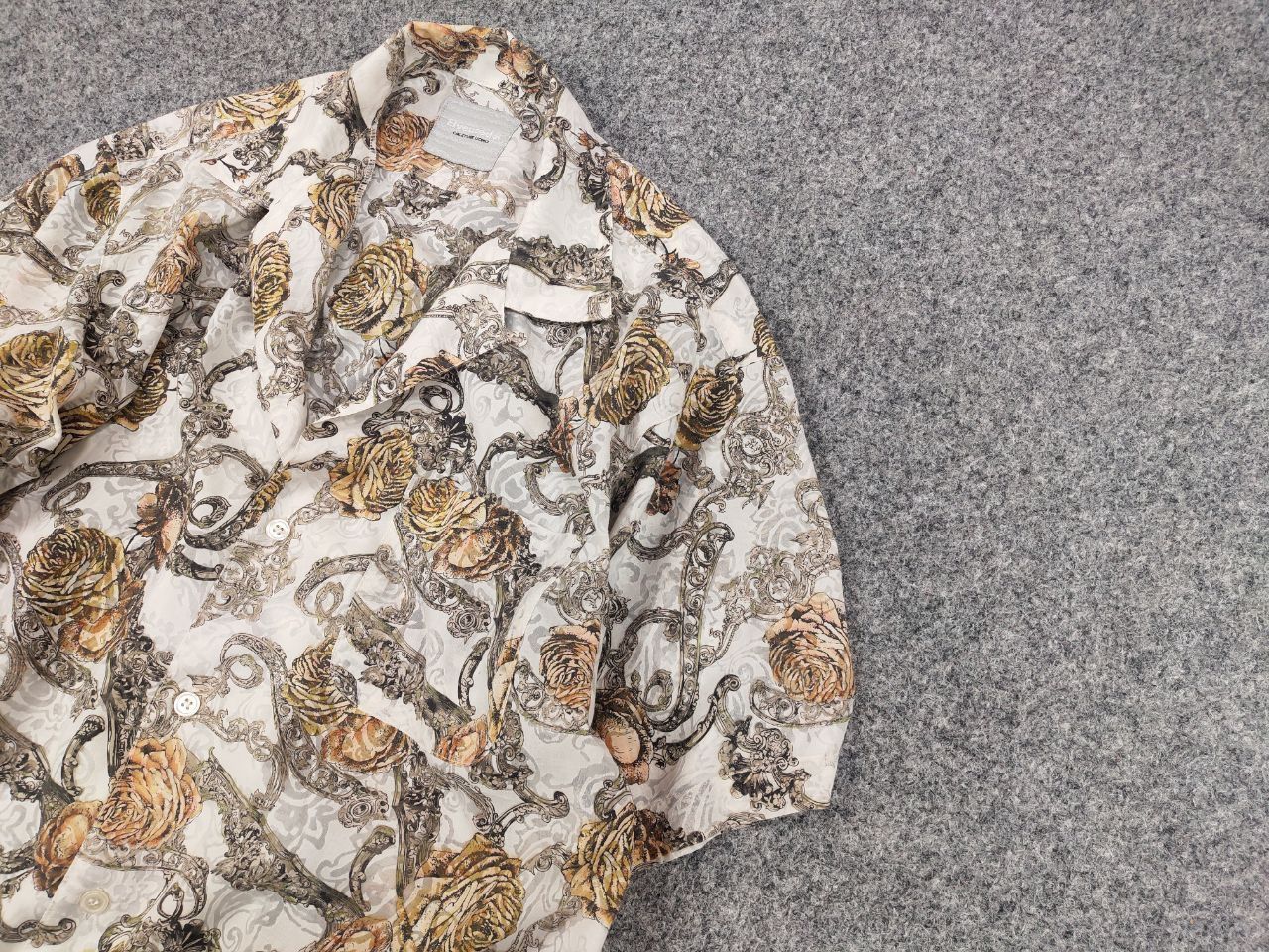 Japanese Brand Vintage 90's ElVencedor Uomo Japan Light Prin Flowers Shirt Size US L / EU 52-54 / 3 - 5 Thumbnail