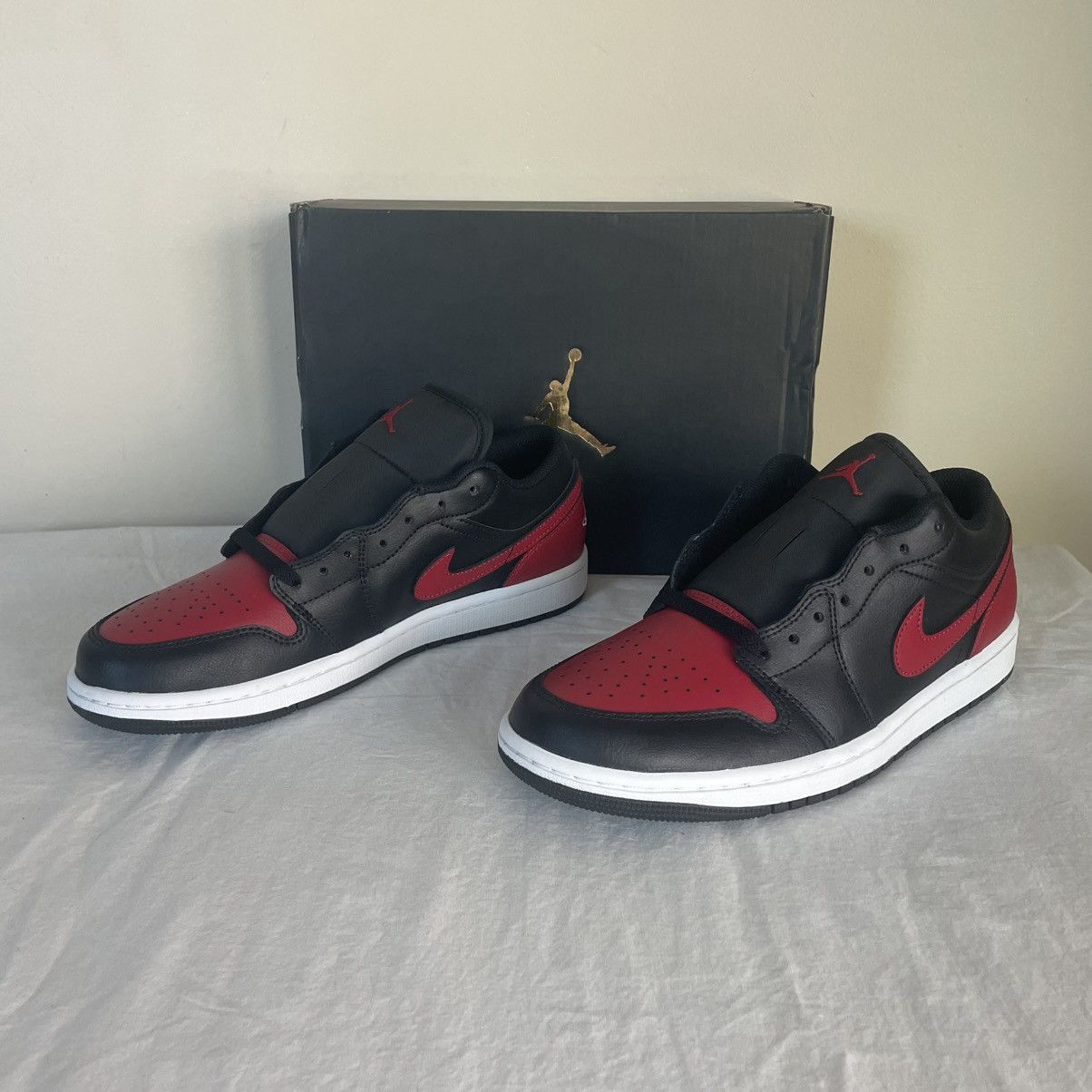 Jordan Brand × Nike Nike Air Jordan 1 Low Bred Twist Mens US Size 8.5 553558-067 Size US 8.5 / EU 41-42 - 5 Thumbnail