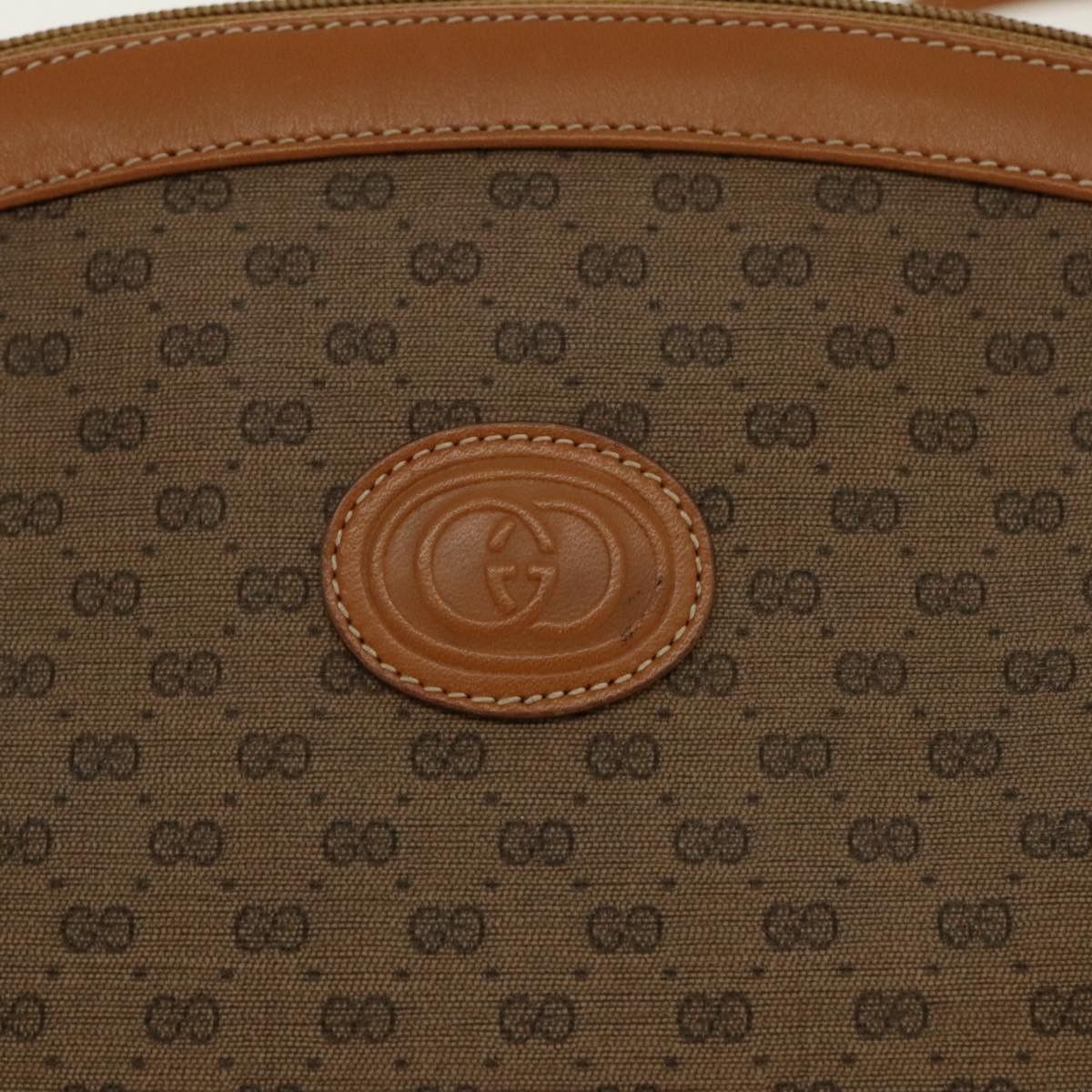 Gucci GUCCI Micro GG Canvas Shoulder Bag Beige Gold 007 87 007 87 Size ONE SIZE - 14 Thumbnail
