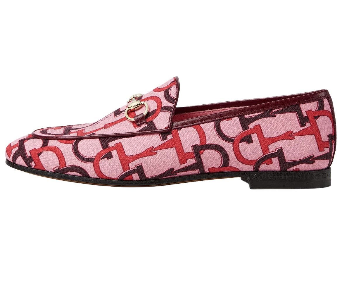 Gucci Gucci Jordaan Loafers Pink Multi size 36 Size US 6 / IT 36 - 3 Thumbnail