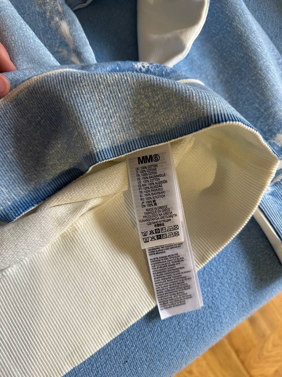 MM6 Mm6 Maison Margiela washed sweatshort blue Size US L / EU 52-54 / 3 - 6 Thumbnail