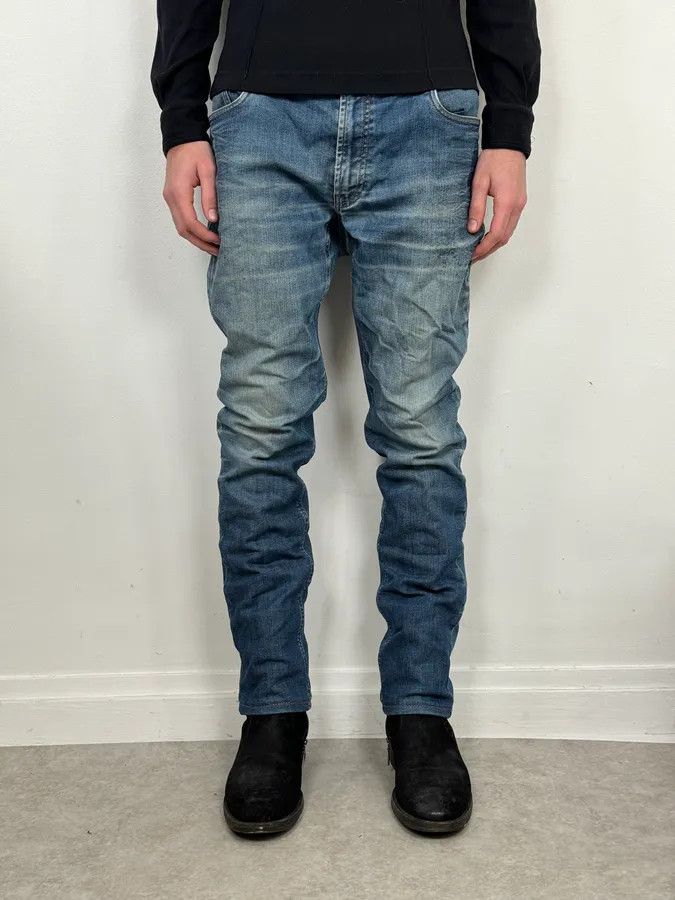 Prada AW2008 Prada Blue Faded Tight Fit Denim Jeans Size US 32 / EU 48 - 2 Thumbnail