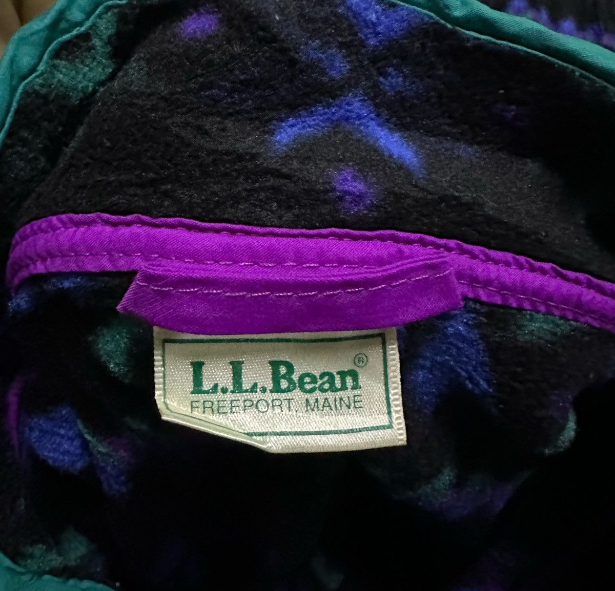 L.L. Bean vintage L.L.Bean patterned fleece pullover Size US S / EU 44-46 / 1 - 5 Thumbnail