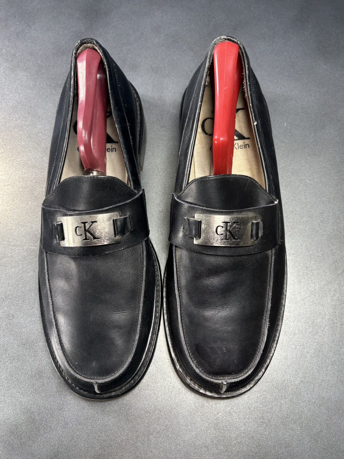 Calvin Klein Vintage Calvin Klein Loafers 1990s CK Made in Italy Leather Size US 9 / EU 42 - 5 Thumbnail