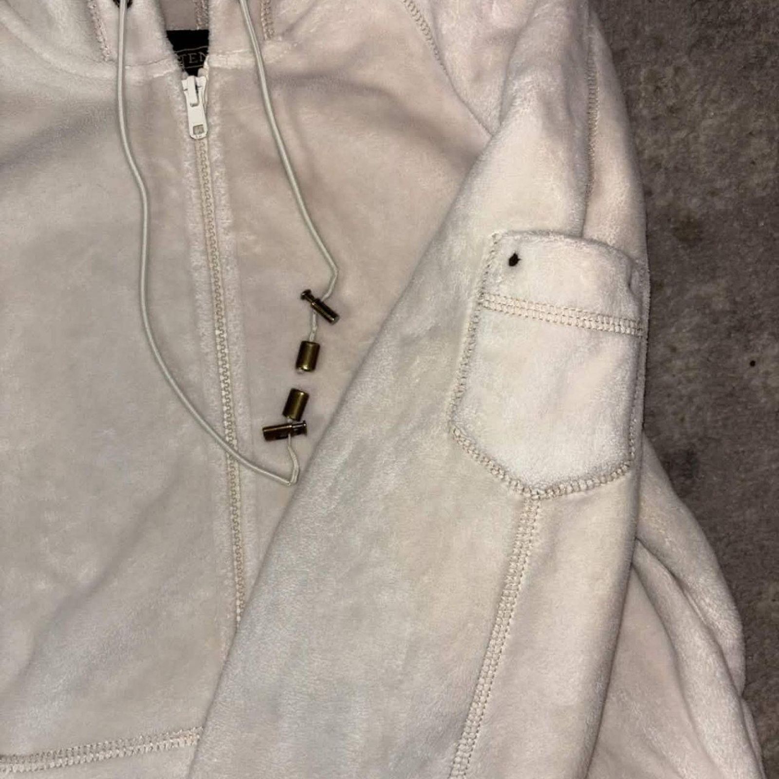 Vintage Y2K Kristen Blake Fleece Velour Zip Up Sweater Size S / US 4 / IT 40 - 5 Thumbnail