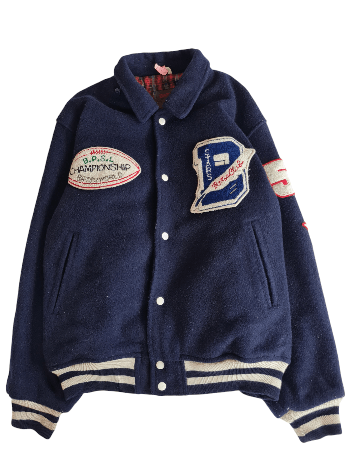 Japanese Brand Rare Vtg 56s Ba-Tsu Wool Varsity Jacket Championship Size US M / EU 48-50 / 2 - 2 Thumbnail