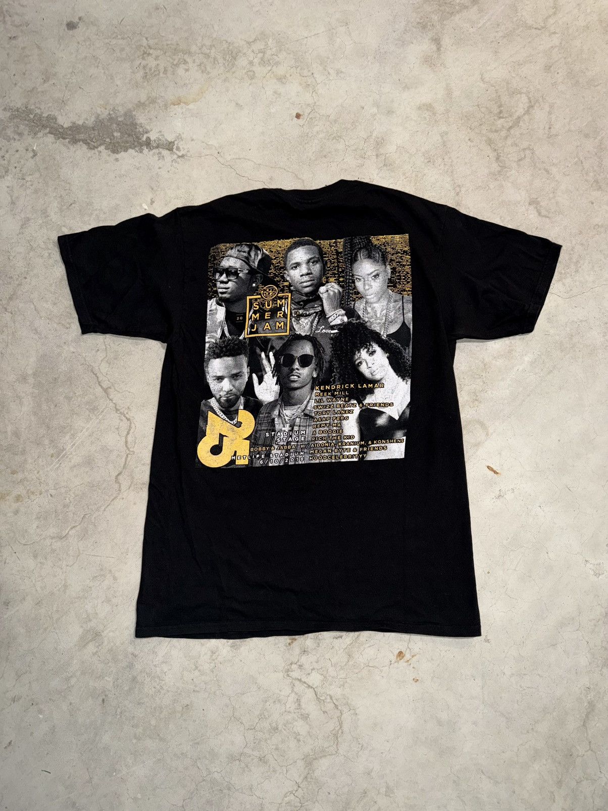Rap Tees Hot 97 Summer Jam Metlife 2018 Kendrick Lamar Lil Wayne Rap Size US M / EU 48-50 / 2 - 3 Thumbnail